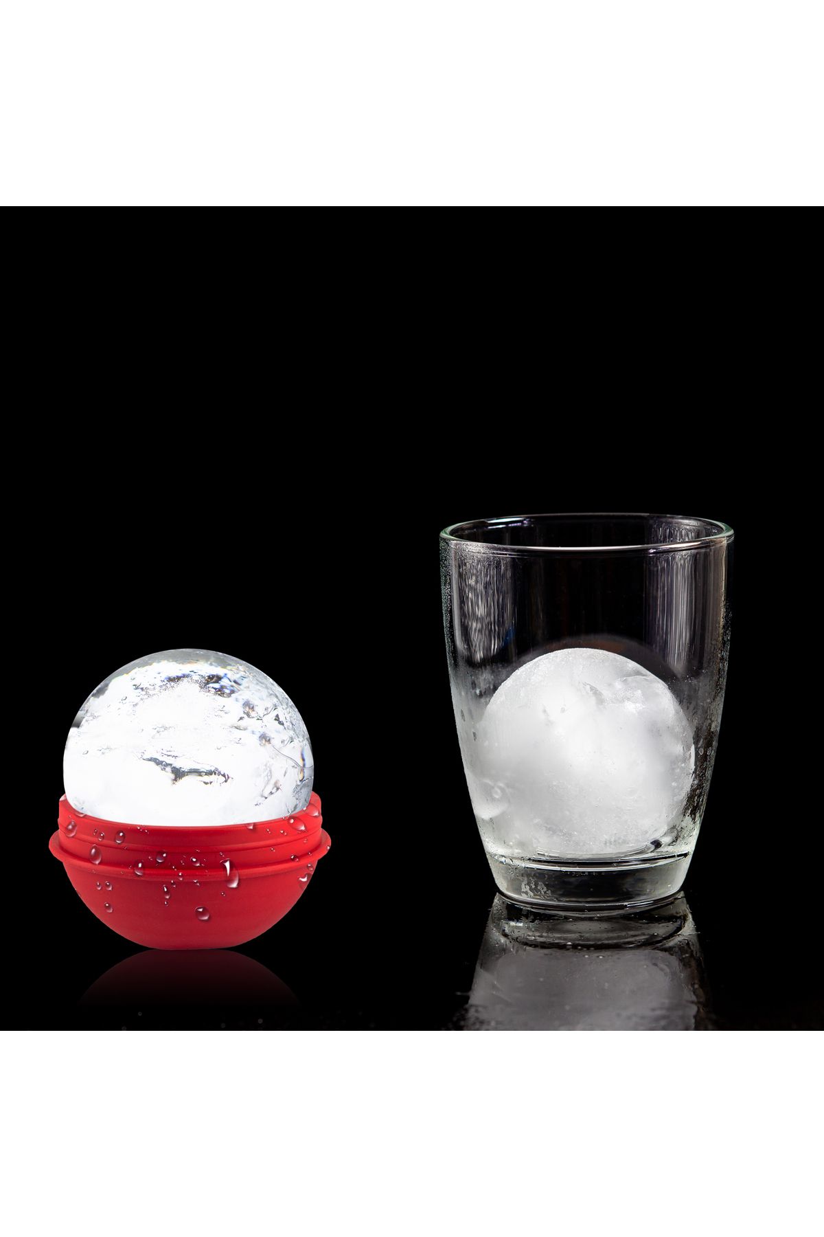 MİLANO HOME-Set of 3 Large/Round/Cube Ice Mold - Silicone Globe Ice Mold 6