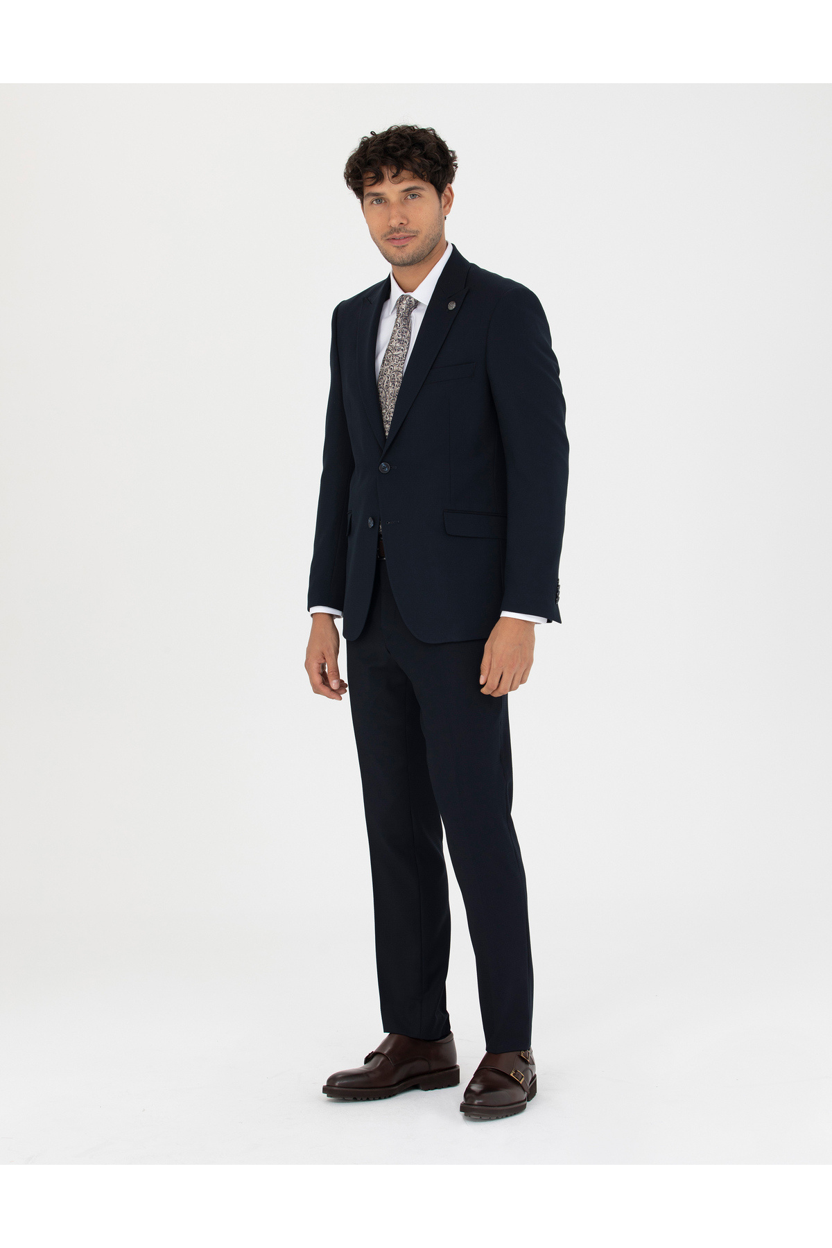 Navy Blue Slim Fit Suit 50278453-VR033