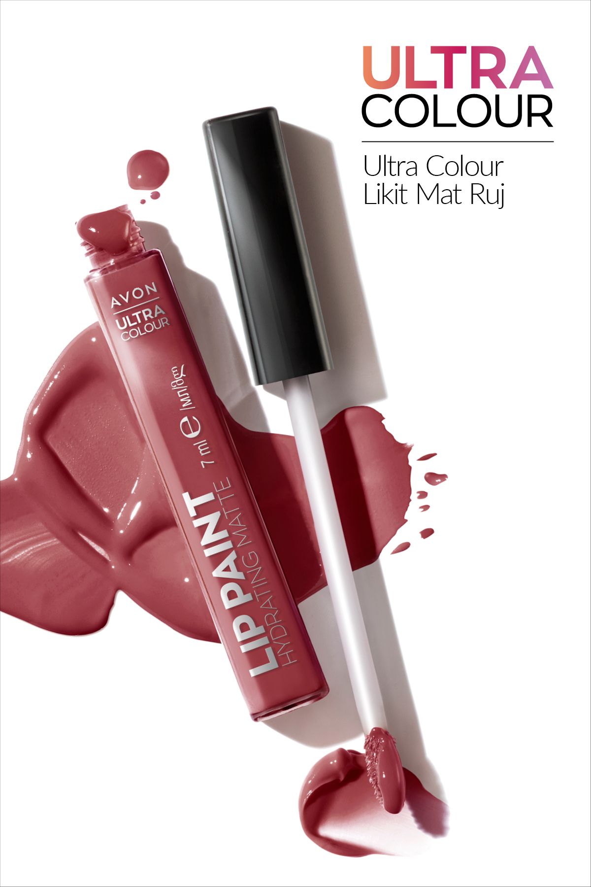AVON-Ultra Color Liquid Matte Lipstick -Mauve Cocktail 1