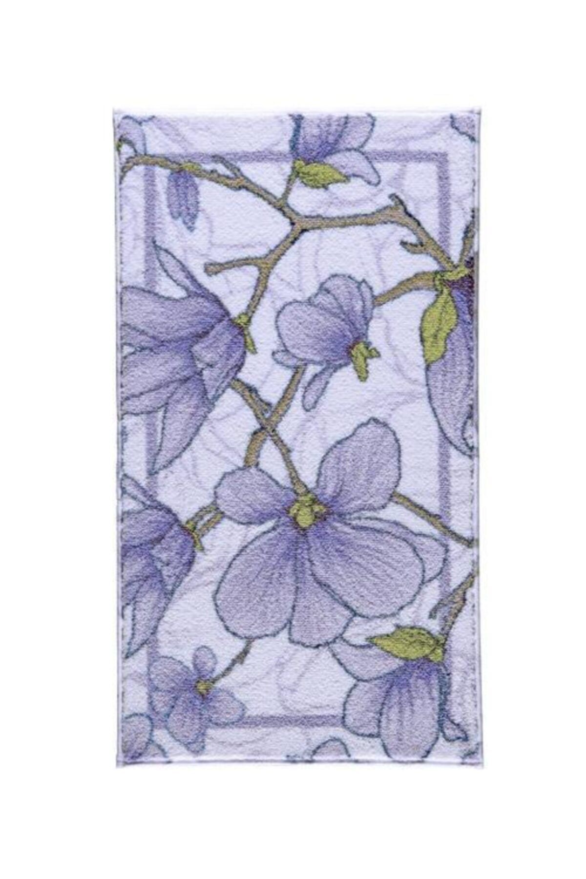 Confetti-سجادة حمام Interlace مقاس 50x57 سم أرجوانية 4