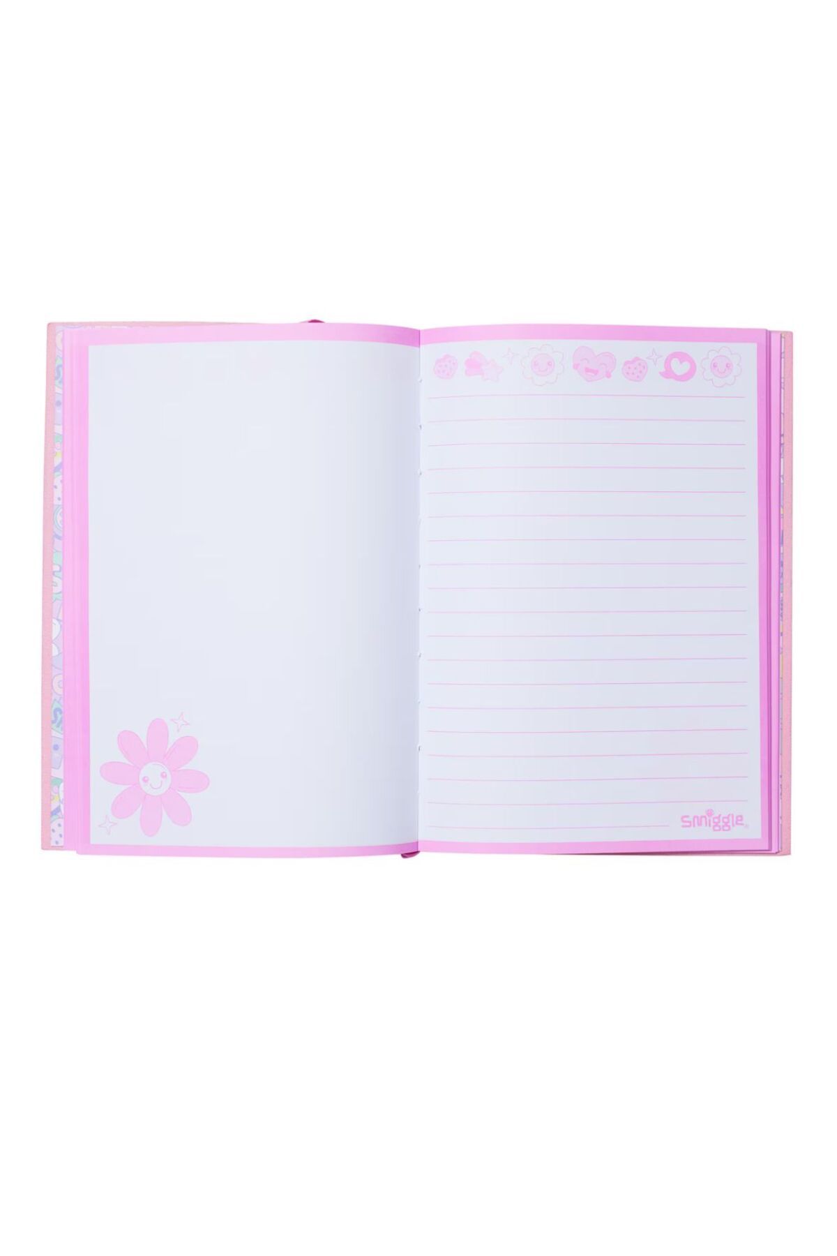 SMIGGLE-Flower Patterned Embossed Notebook 3