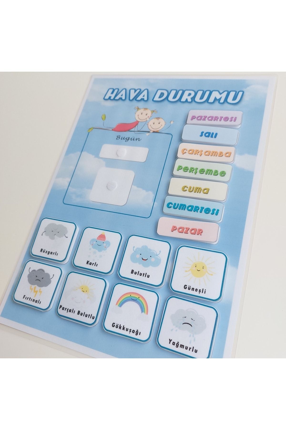 Etkinlik ve çocuk Hava Durumu Kartı , Türkçe fotoğrafı 2 (önizleme)