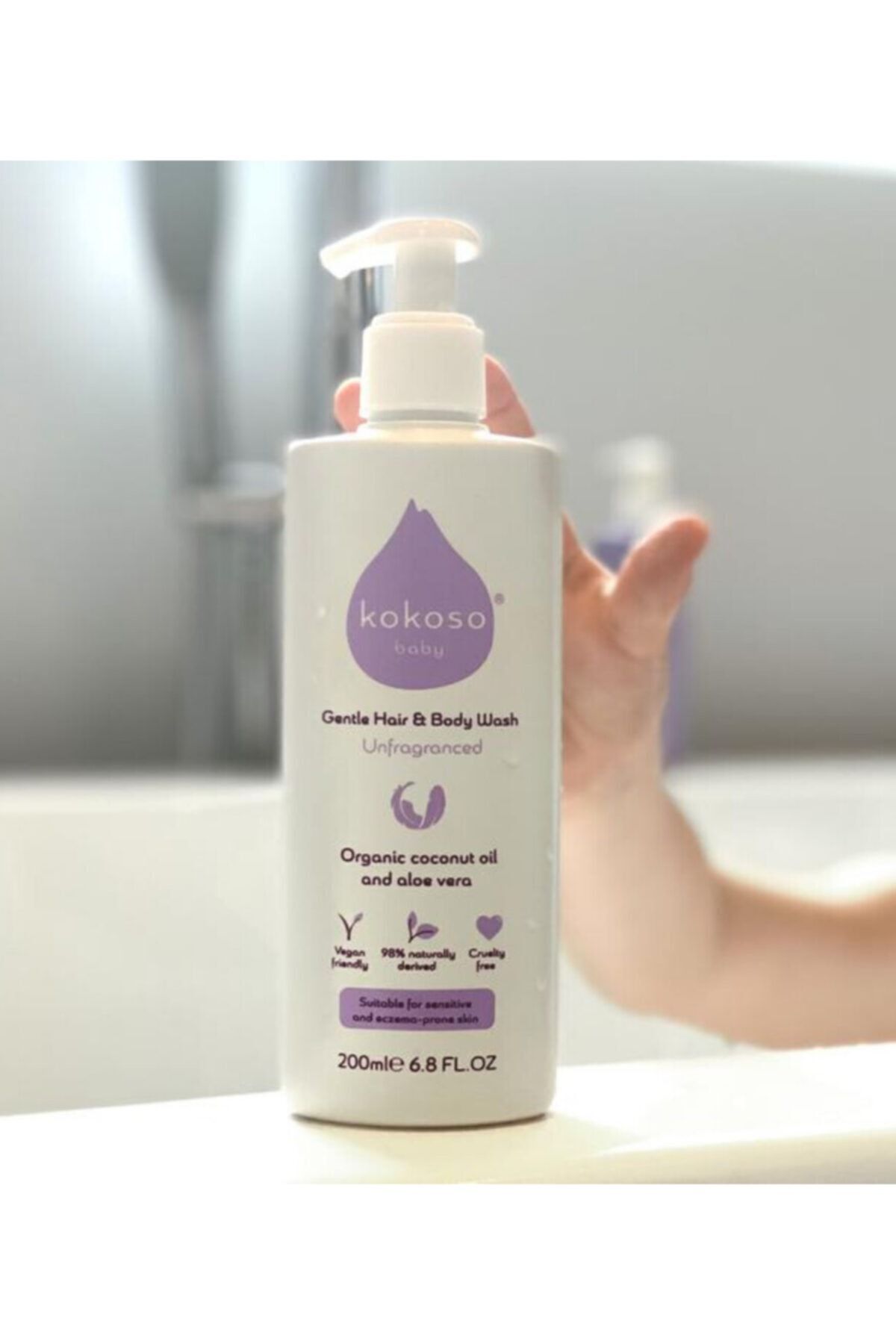 KOKOSO BABY Saç Ve Vücut Şampuanı 200ml fotoğrafı 2 (önizleme)