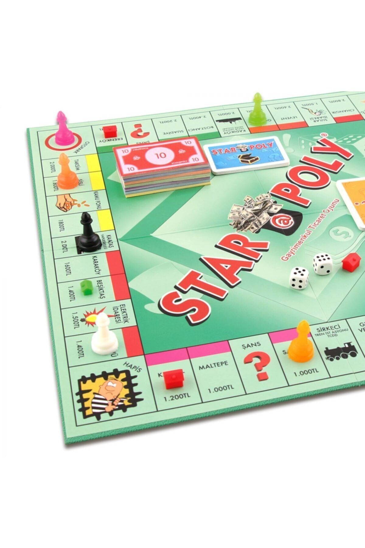 Star Okey Monopoly Star Poly Emlak Alım Satım Oyunu Zeka Eğitici Oyunlar Aile Kutu Oyunu 2 - 6 Kişilik Oyun fotoğrafı 5 (önizleme)