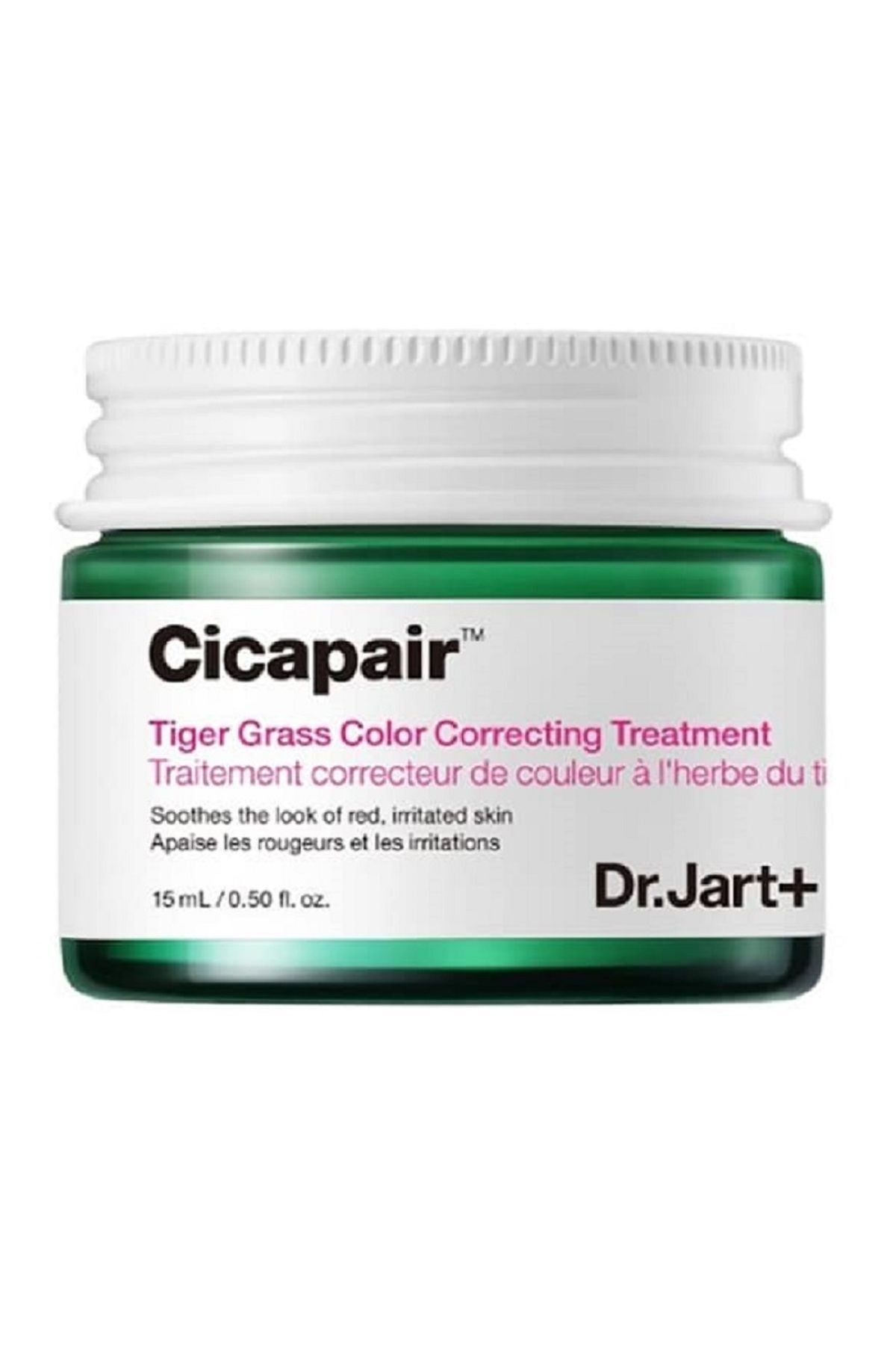 Cicapair Tiger Grass Color Correcting Treatment - Redness Relief and Equalizing Face Cream 15ml