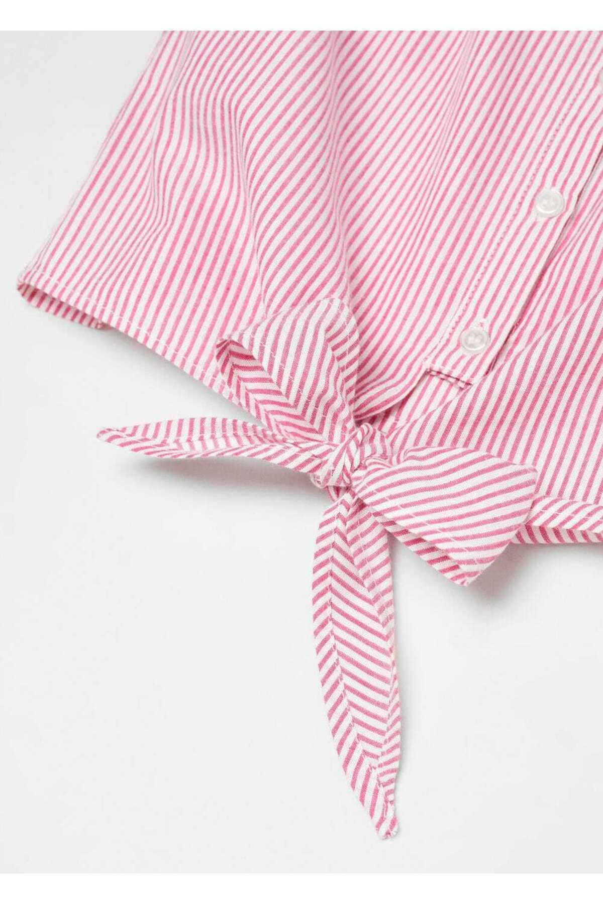 بلوز دخترانه مانگو کیدز MANGO Kids اورجینال دخترانه کد کالا 67050442 - تصویر 3