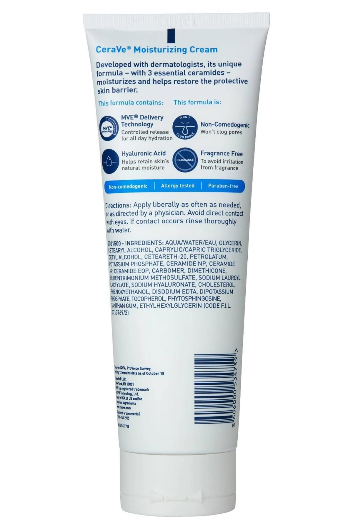 کرم صورت مرطوب کننده و بدن 236ML CeraVe