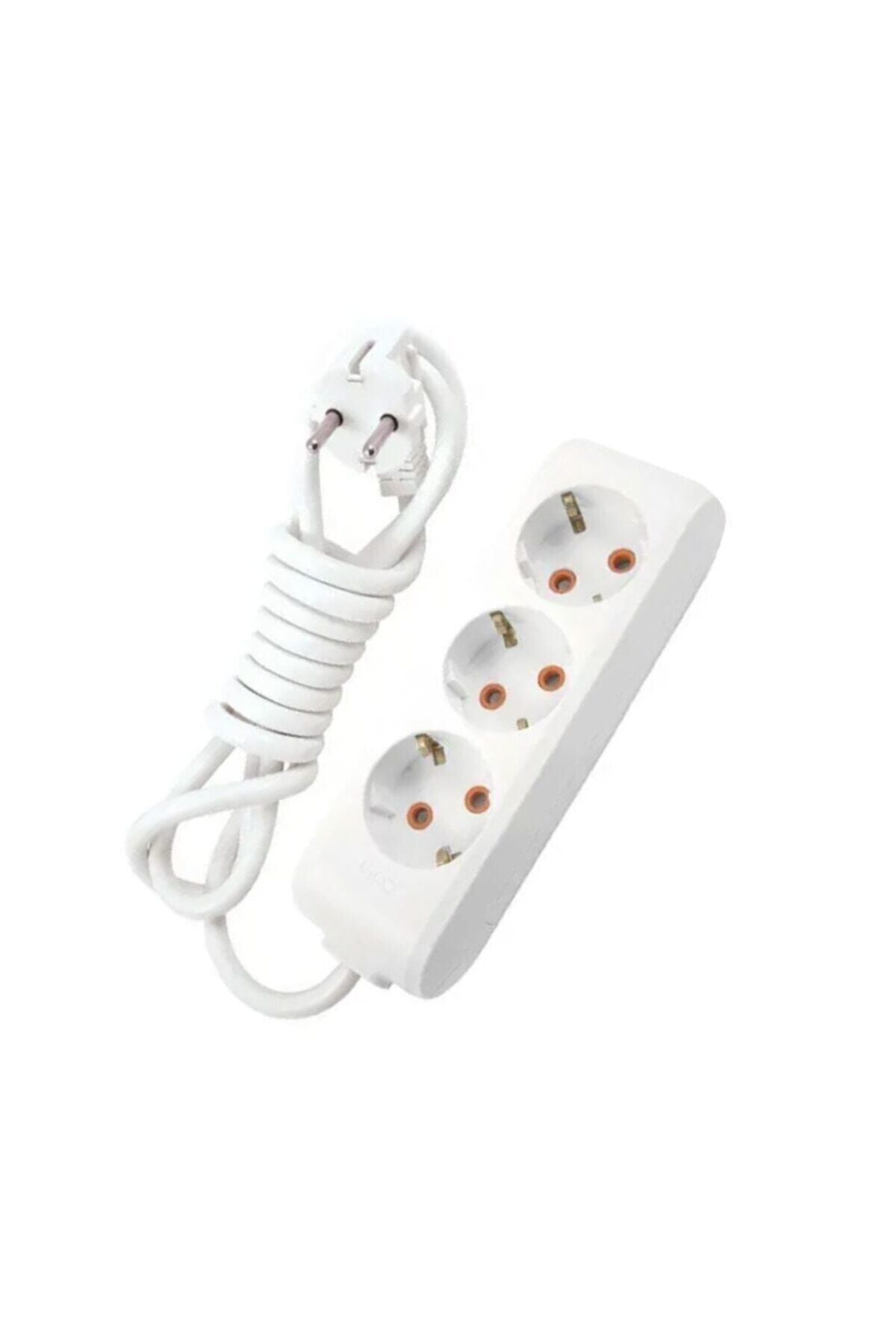 VİKO-3 Way Socket - 5 Meters (grounded, with Protection Feature) 1