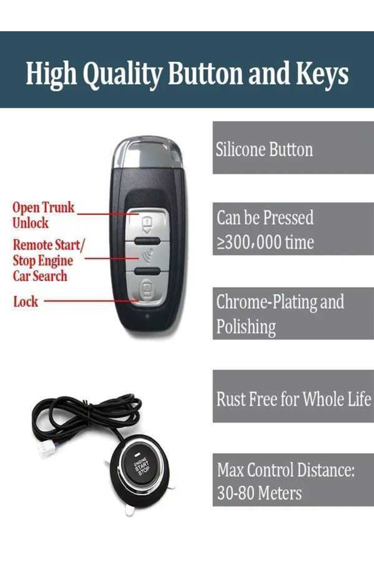 MCG-Engine Start Stop System Keyless Entry Engine Start Alarm System 3