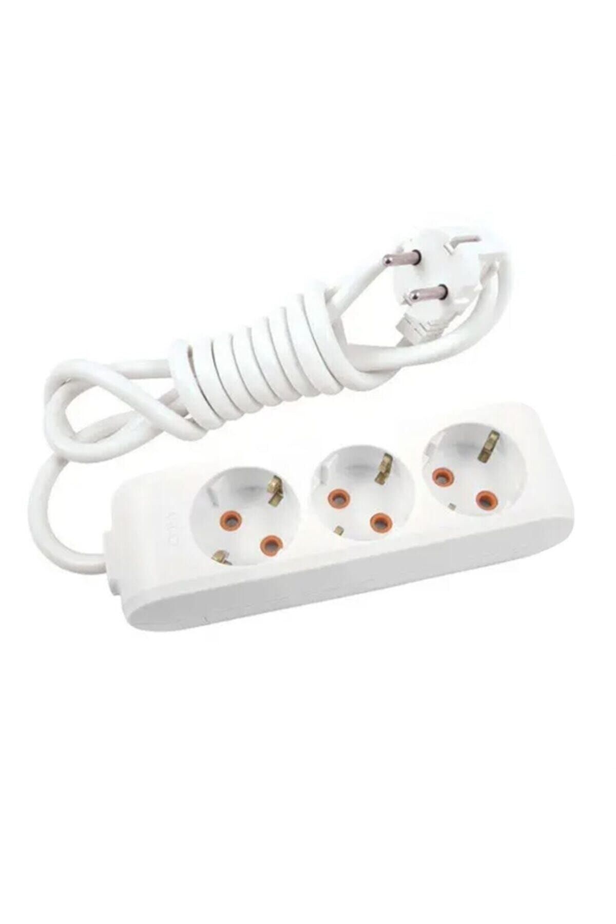 VİKO-3 Way Socket - 5 Meters (grounded, with Protection Feature) 2