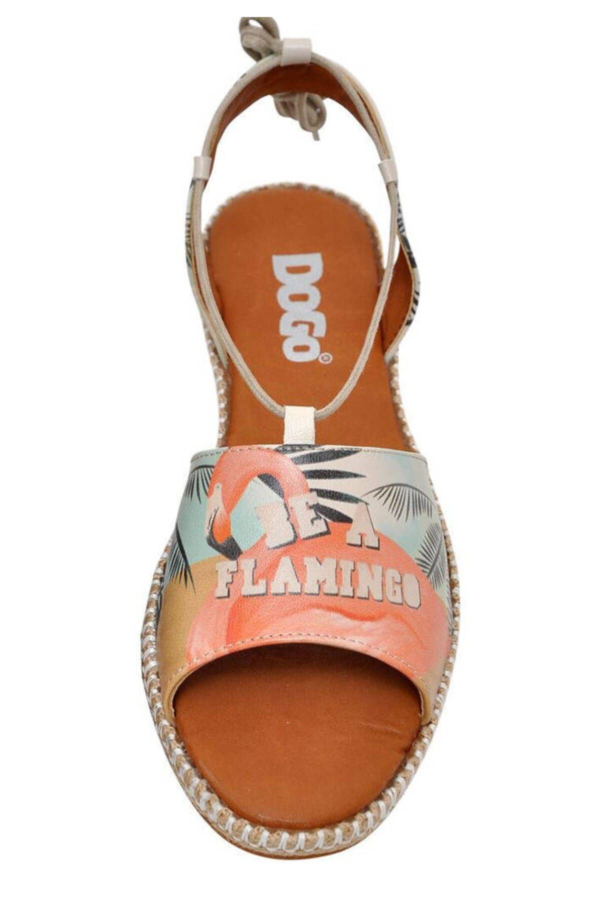 صندل زنانه سفید Dogo | dgs017-hzl001 اورجینال - تصویر 5