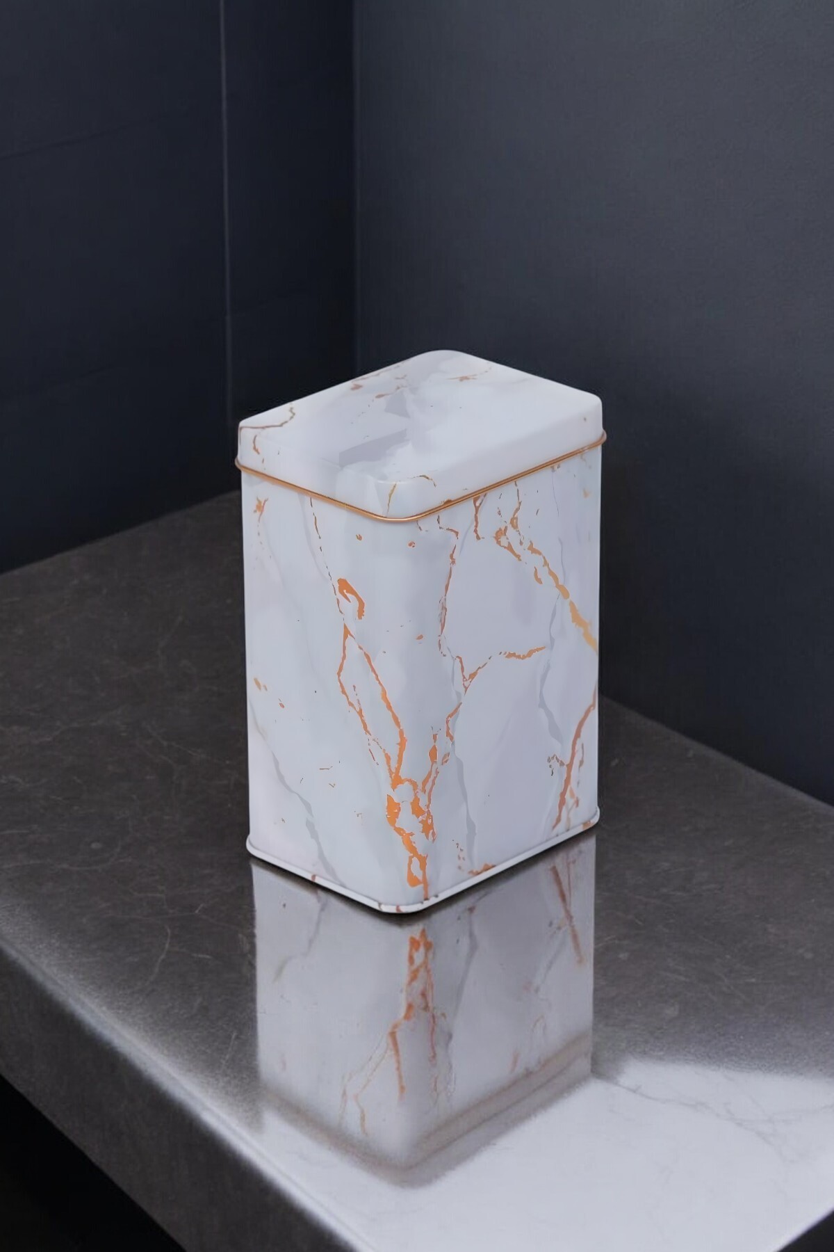 Ef040-51 Marble White Pattern Cookie Holder