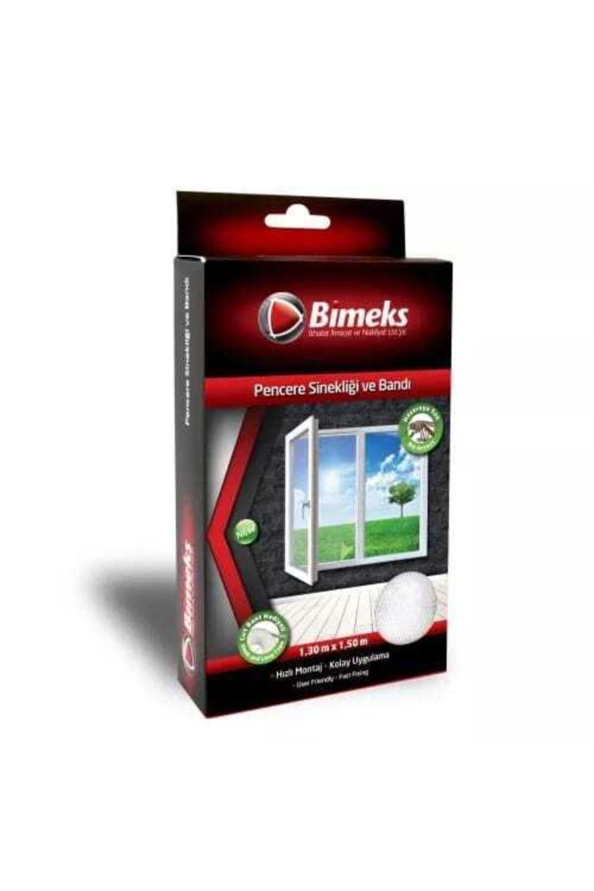 bimeks Pencere Sinekliği Beyaz 1,30x1,50m +bant 7mmx5,6m