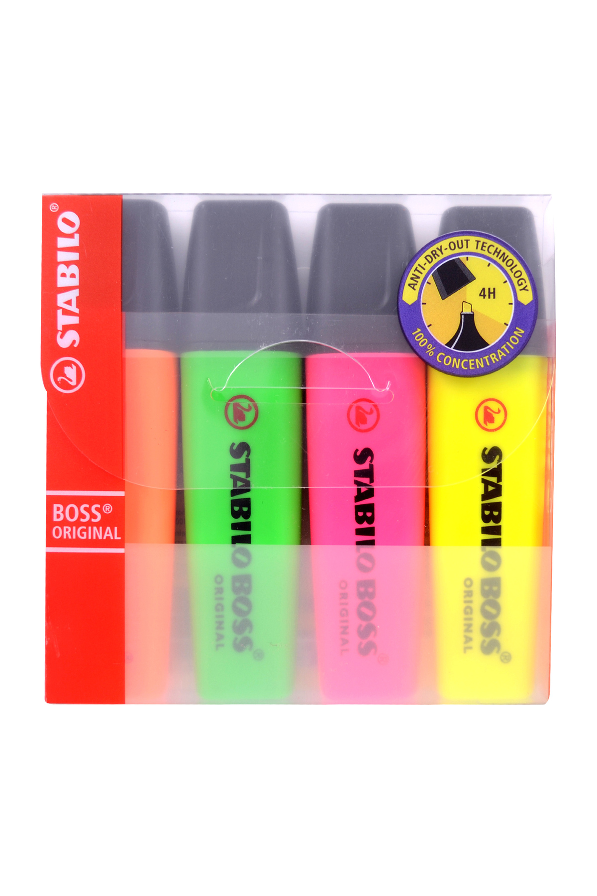 Stabilo STABİLO FOSFORLU KALEM 4LÜ SET