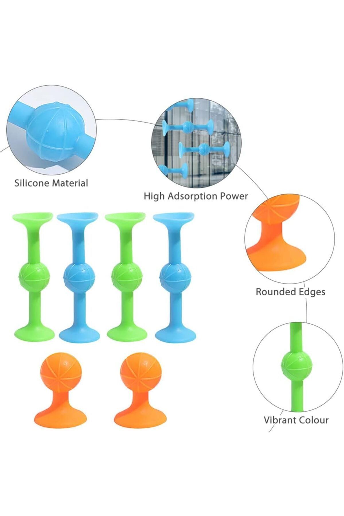 mrtbilisim-Pop Dart Vacuum Molecule Pop Dart Game 12+2 Pieces Popit Dart Stress Relief Educational Toy 6