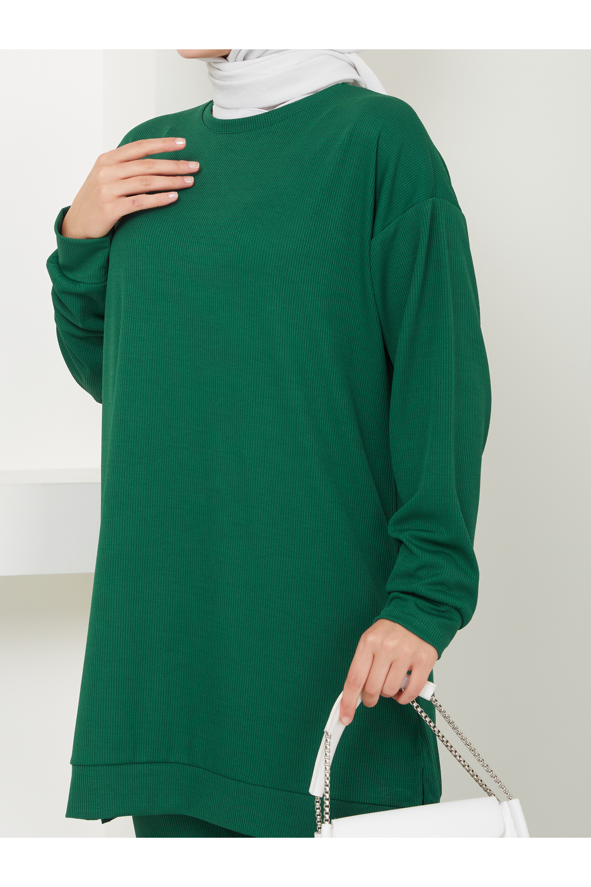 VOLT CLOTHİNG-Hijab-Set aus Cordstoff für Damen - 2er-Set 7
