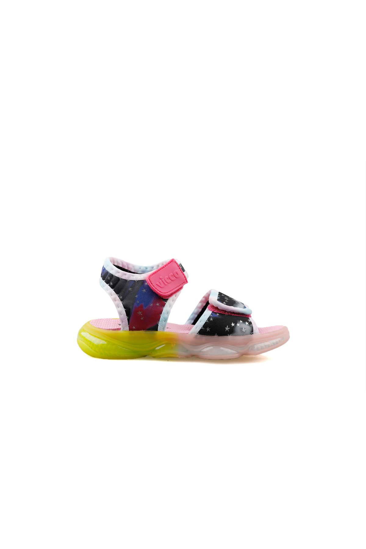 صندل سیاه دخترانه و پسرانه بچگانه Nia Kids Sandalti 321.P24y.222 02 رنگ Vicco