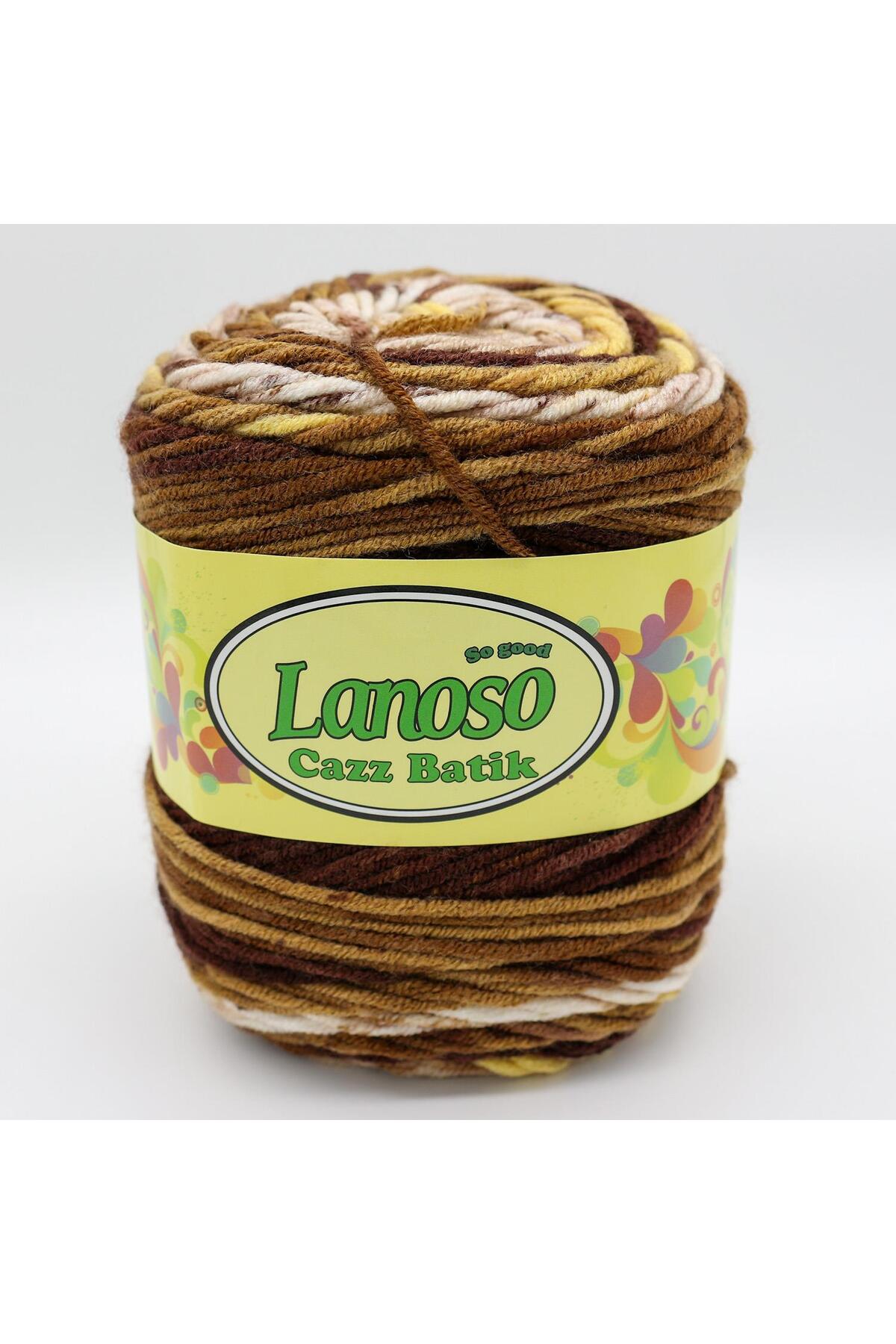 Lanoso Cazz Batik El Örgü İpliği - 707 Batik - - Fiyatı, Yorumları
