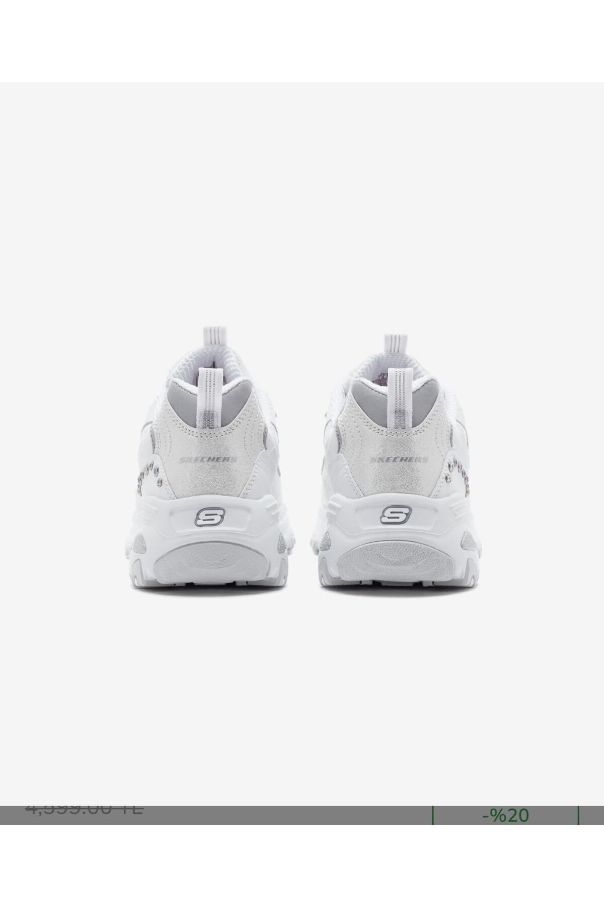 اسنیکر سفید زنانه D 'Lites up Scale Snekers Skechers