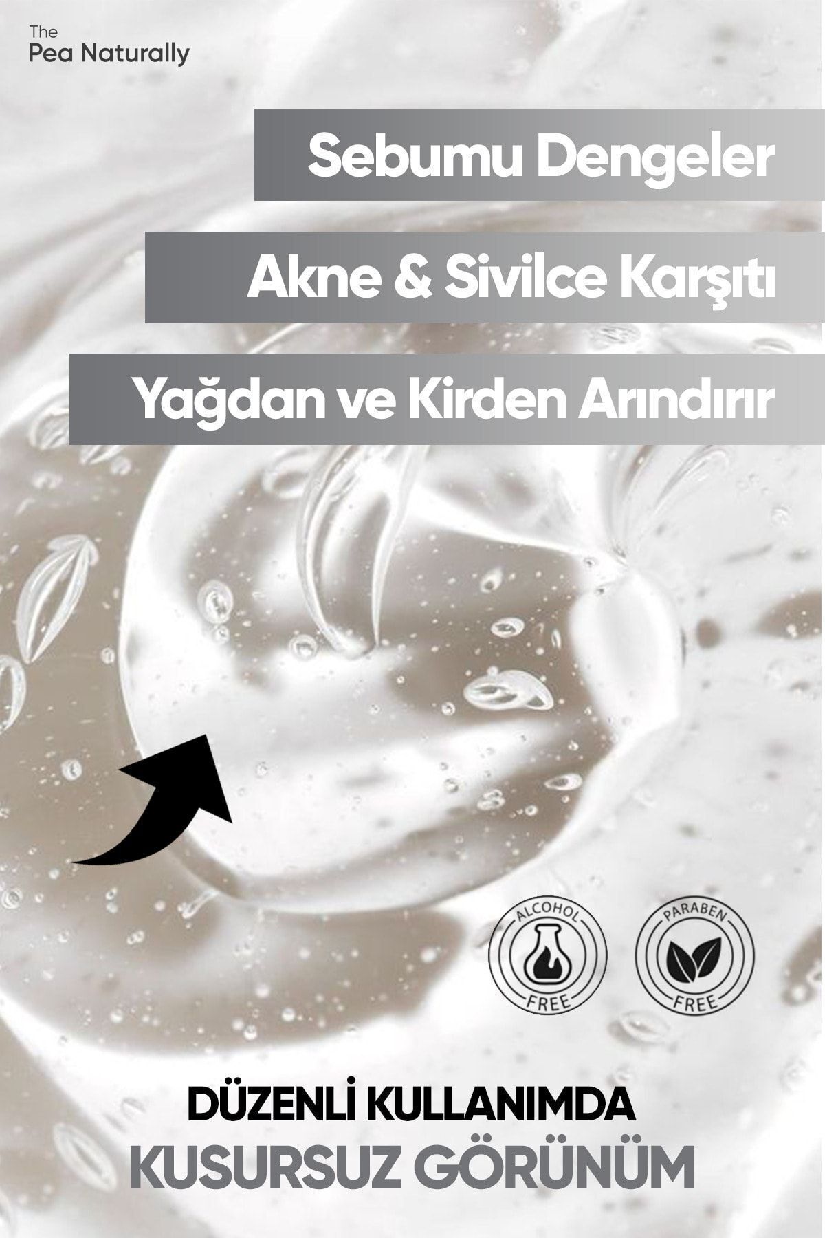 Akne & Siyah Nokta Karşıtı Yüz Temizleme Jeli 200 Ml — PNTRLY05 — تصویر 5 از 9