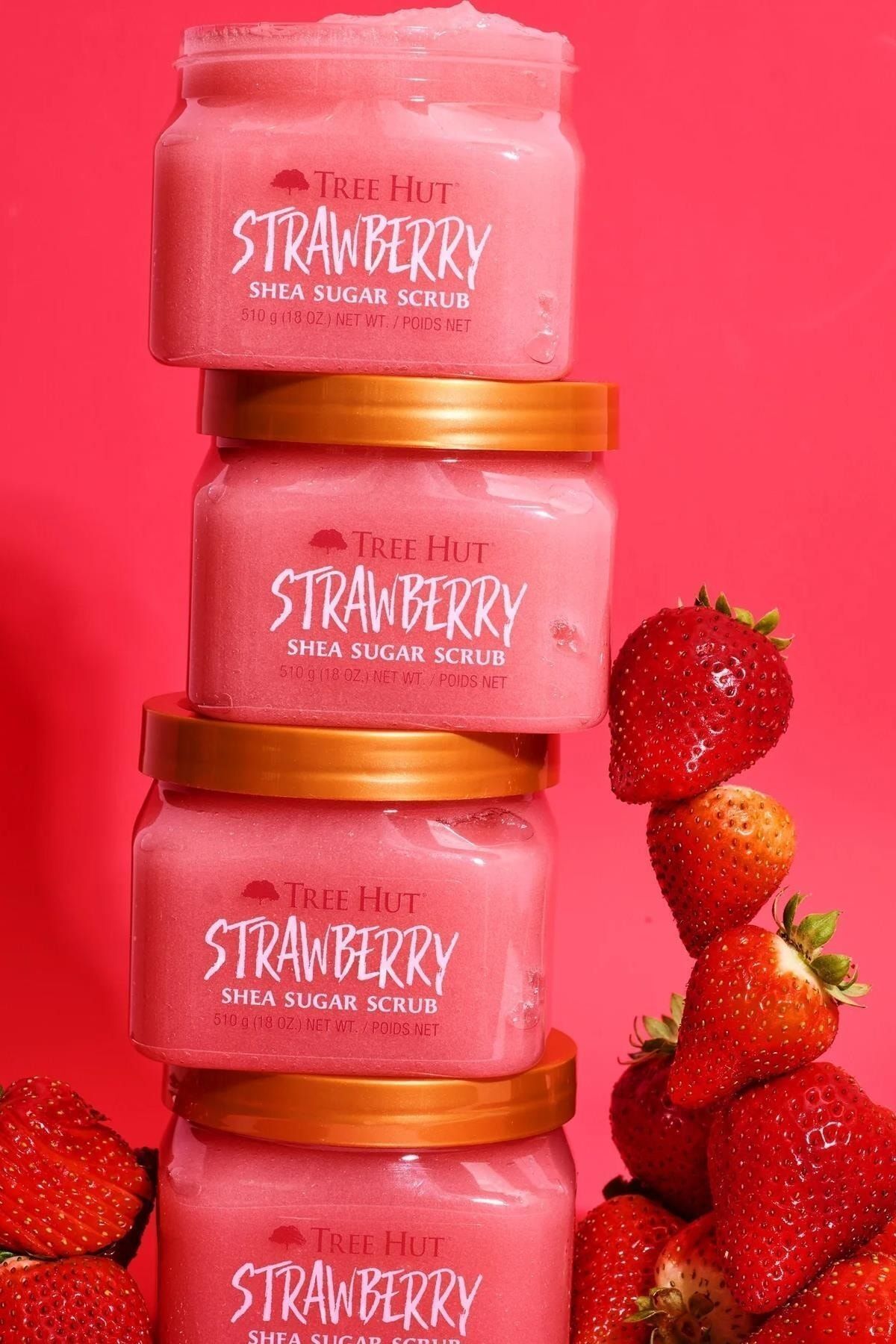 TreeHut-Tree Hut Strawberry Shea Sugar Scrub Body Peeling 510GR 6