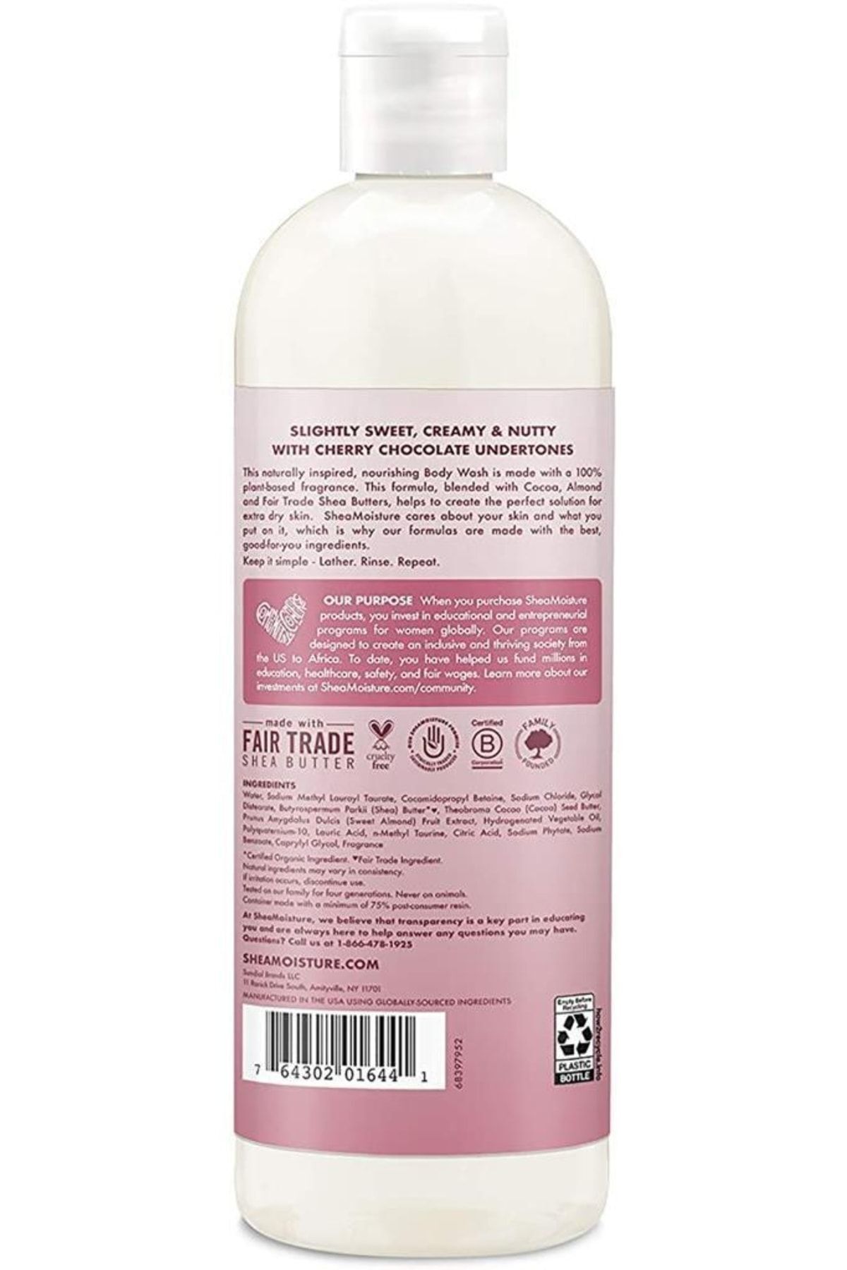 Shea Moisture-Renewing Body Shampoo with Cocoa and Almond Oil 586ml 2