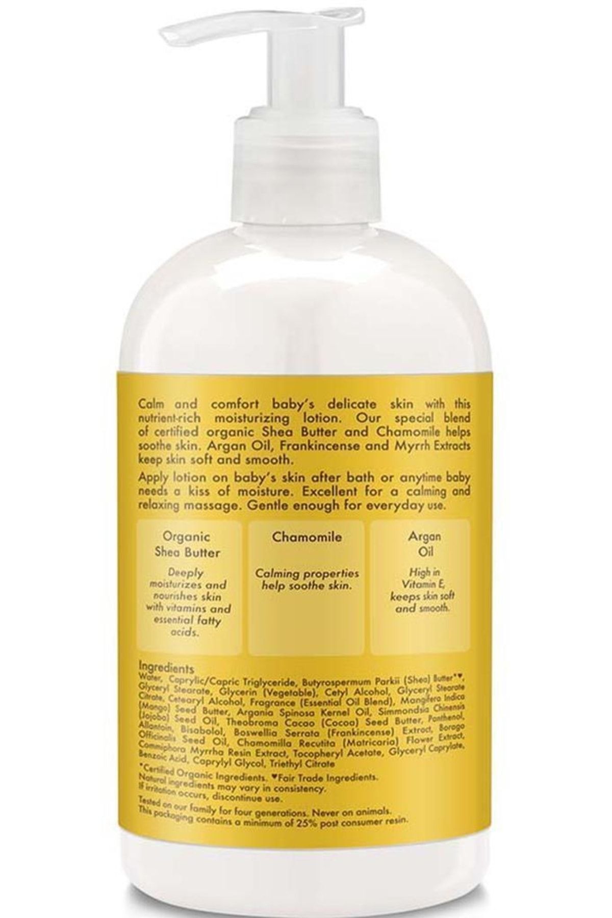 Shea Moisture-Shea, Chamomile and Argan Baby Lotion - 384ml 2