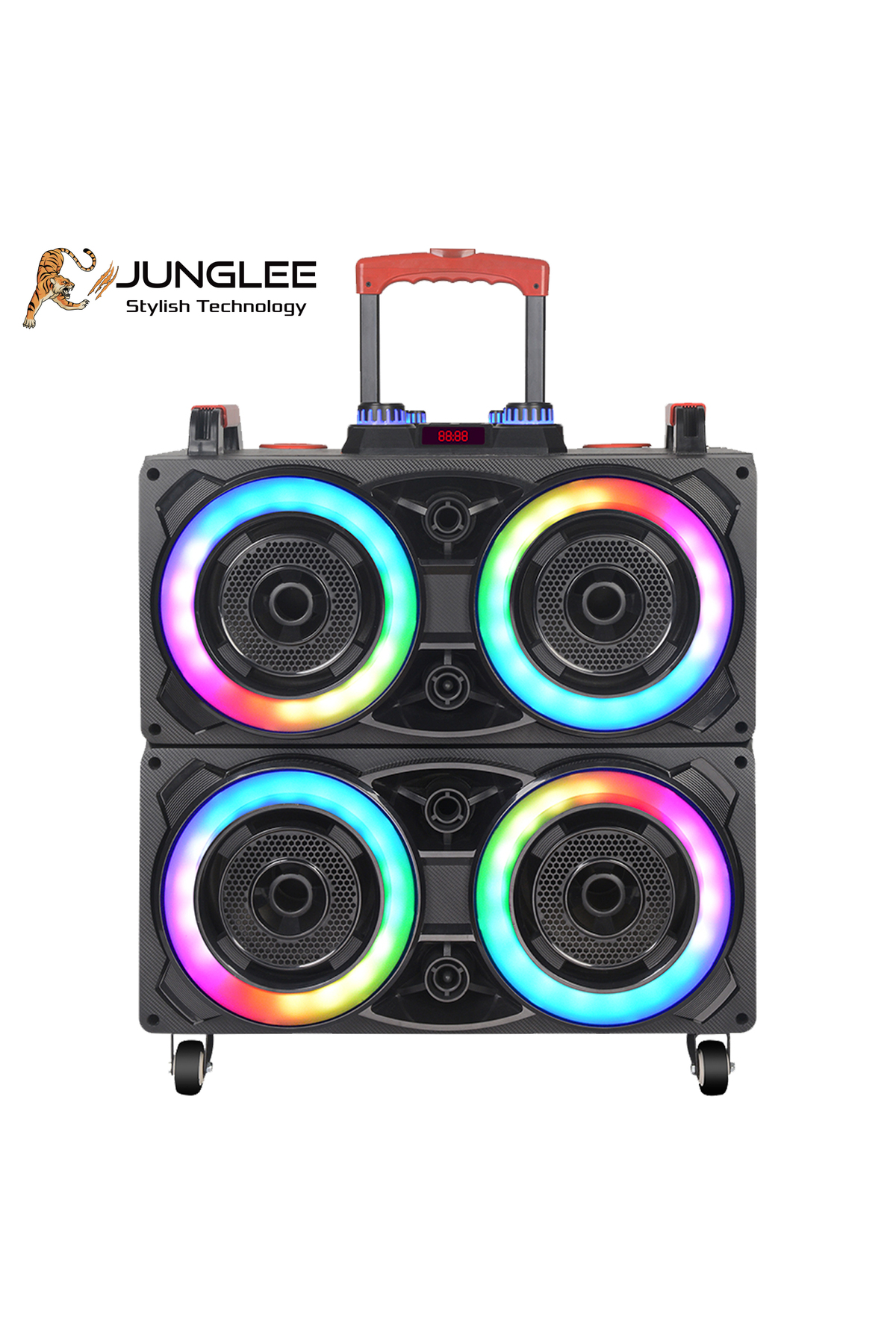JUNGLEE NDR-8888 BÜYÜK BOY BLUETOOTH HOPARLÖR ÇİFT MİKROFONLU