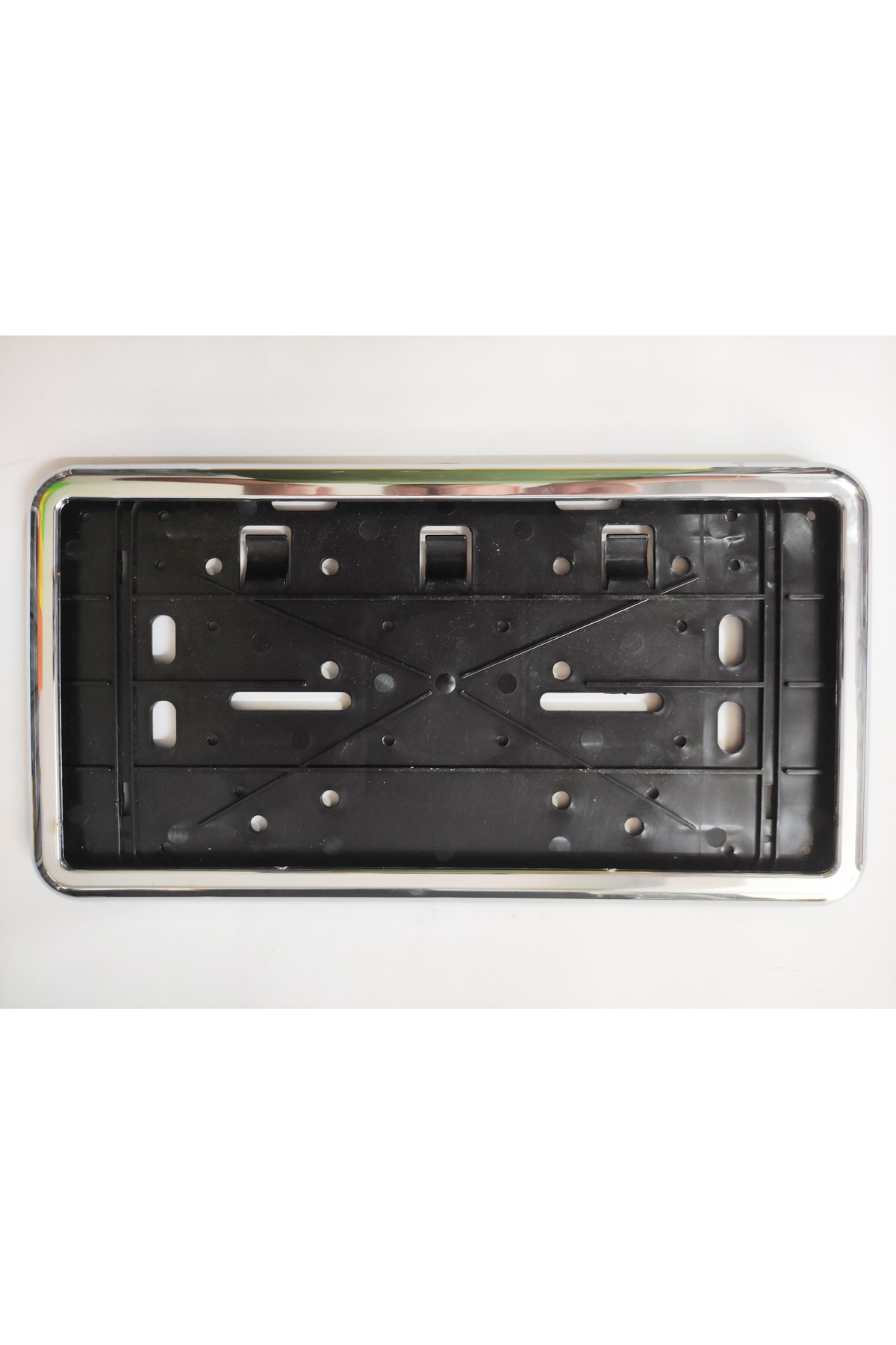 REPLAX Kare Takmatik Krom Nikelaj Oto Plakalık 31.5cmx16.5cm