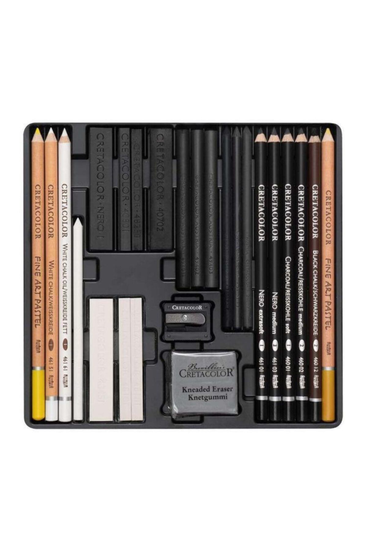 Genel Markalar Wolf Box Drawing Set Profesyonel Karakalem Eskiz