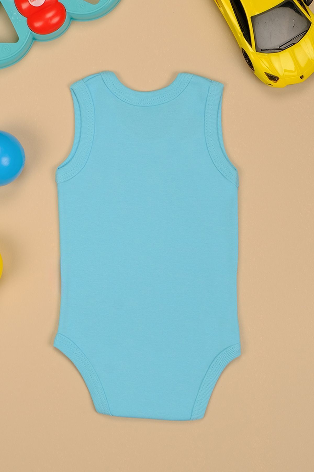 بادی نوزادی پسرانه – دخترانه آبی bebetospik | askılı-pembe-teyze اورجینال - تصویر 2