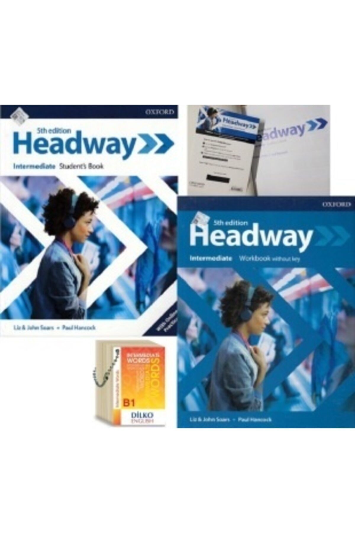 OXFORD UNIVERSITY PRESS-Headway 5th Edition Intermediate Coded Set & Intermediate Words (word Card B1) 1