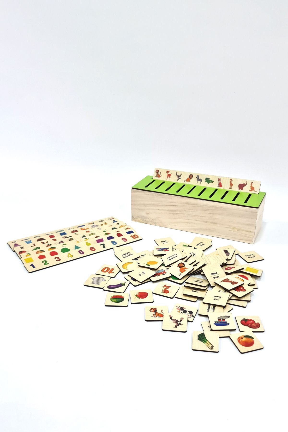 metafortoys Ahşap Montessori Bilgi Sınıflandırma Kutusu Eğitici Mazgallı Oyuncak Knowledge Classification Box fotoğrafı 4 (önizleme)