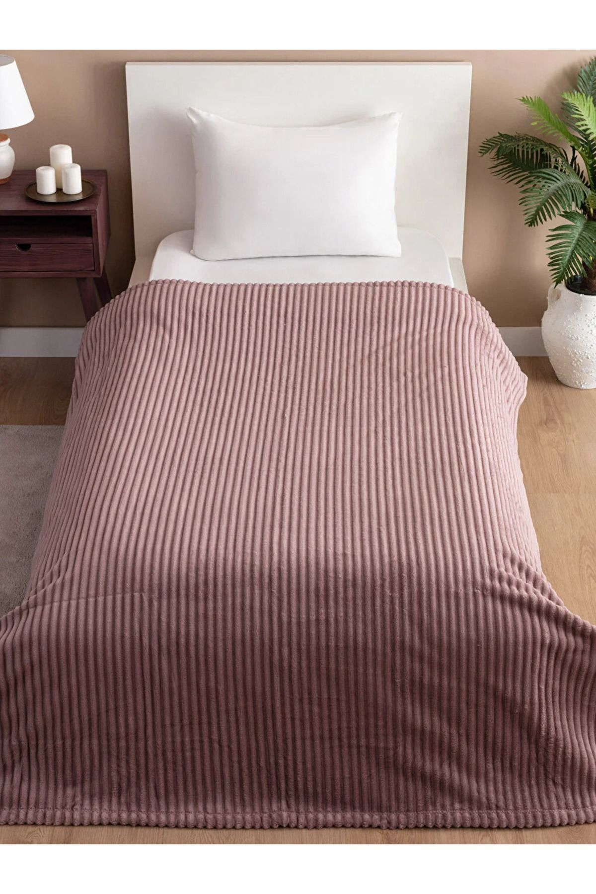 LC Waikiki-LCW HOME Wellsoft Corded Single Blanket 150x200 Cm 2