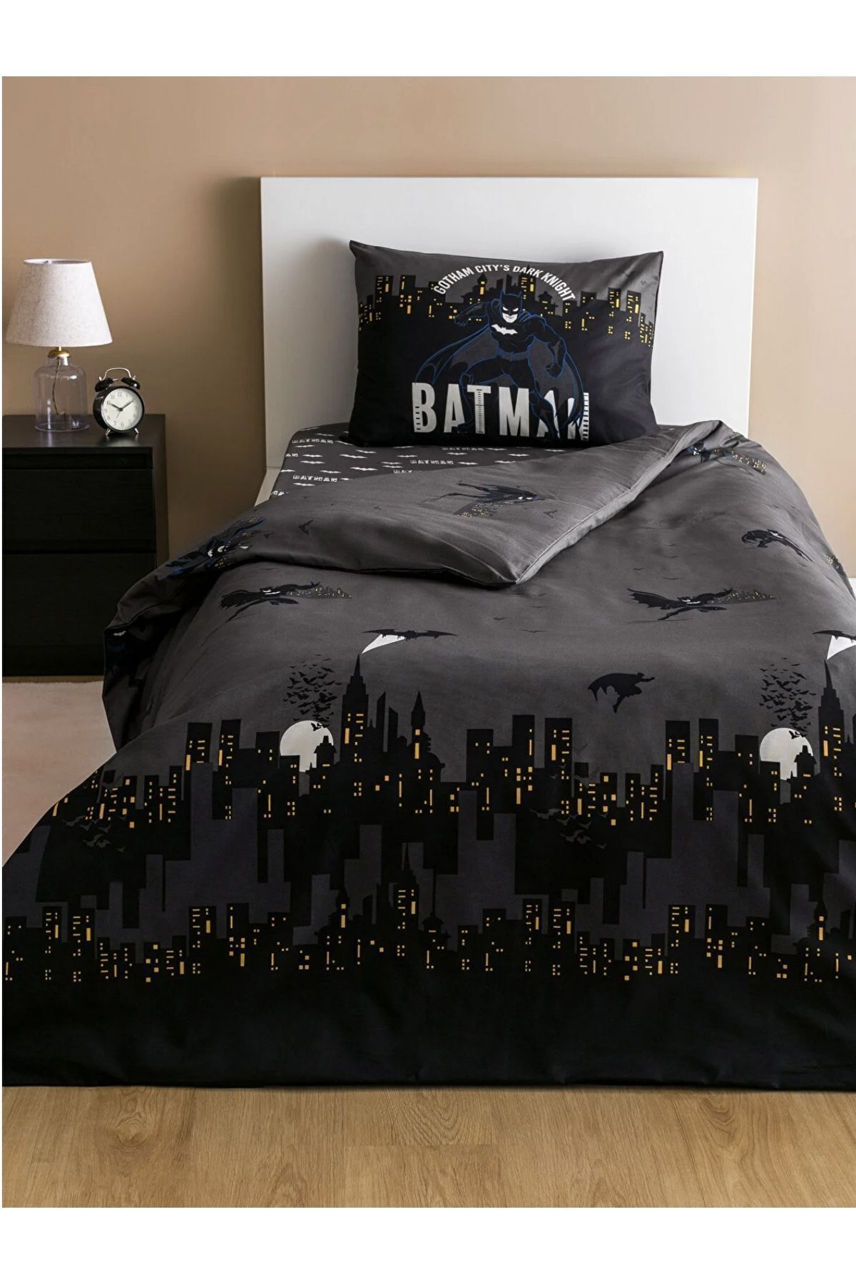LC Waikiki 100 Cotton Batman Printed Children s Bedding Set Duvet Cover 160x220 Trendyol