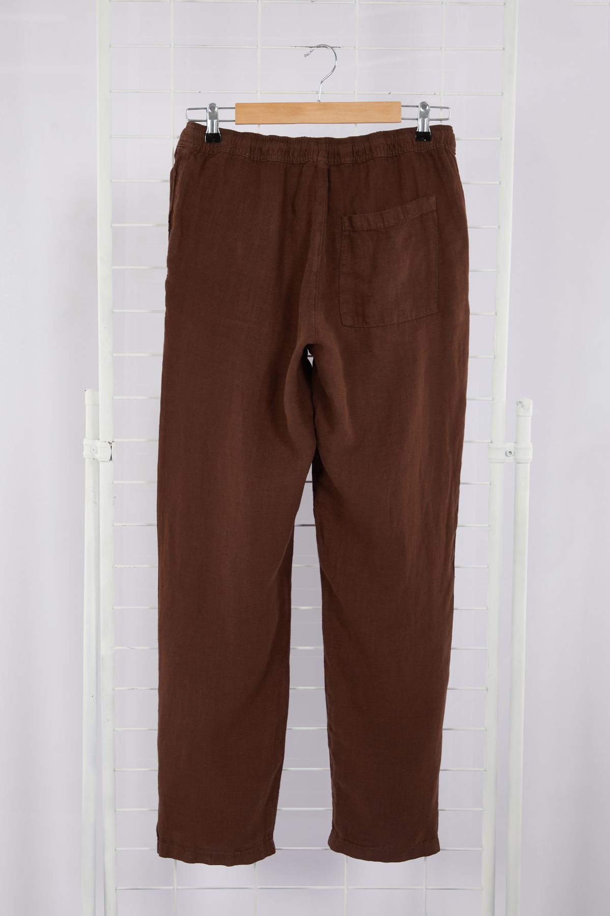 trendyol-man-mens-beige-unifarben-high-waist