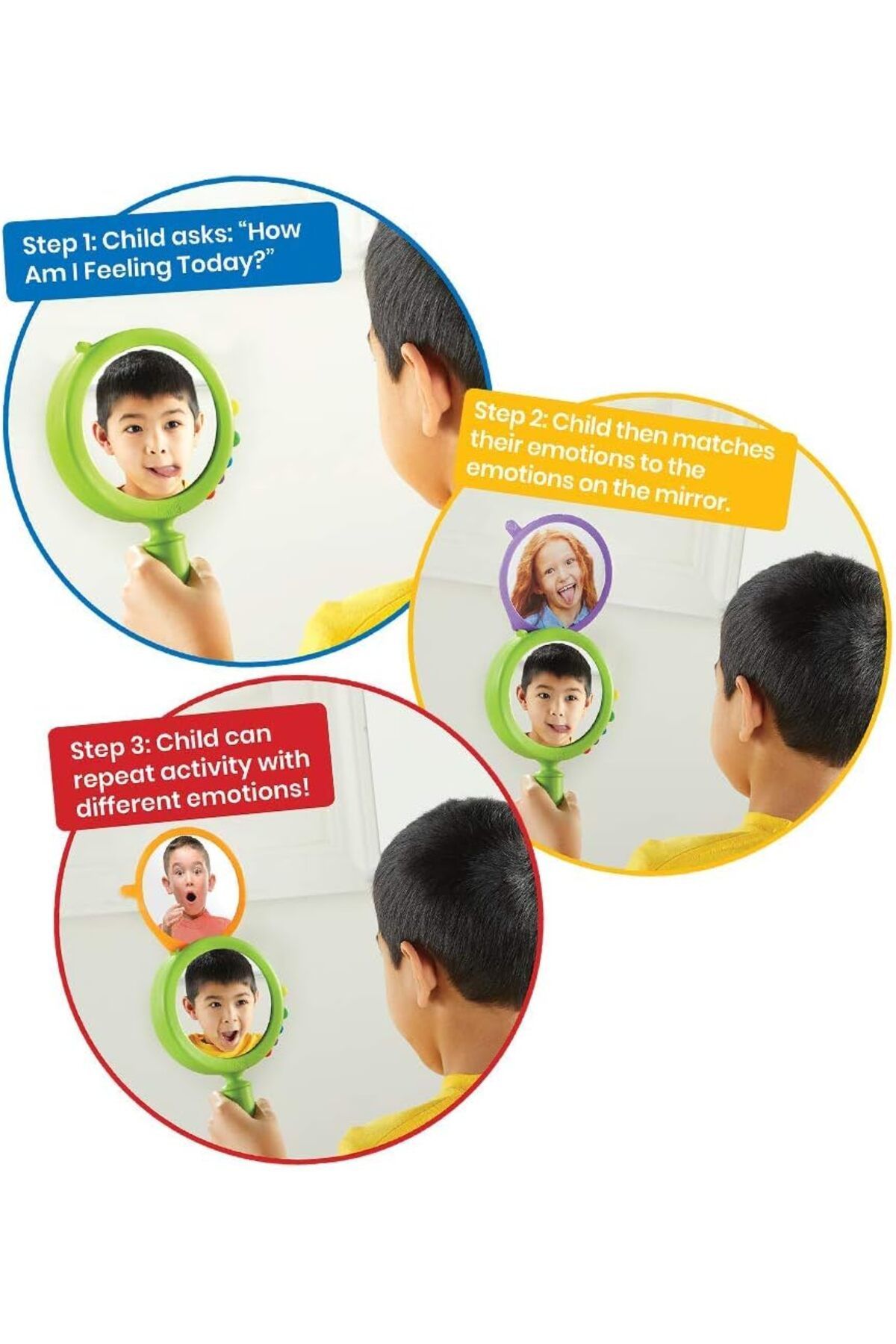 Learning Resources-LR-SEE MY FEELINGS MIRROR (SET OF 4) 4