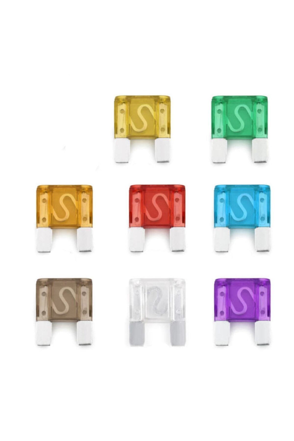 Genel Markalar Maxi Maksi Büyük Boy Bıçak Uyumlu Sigorta 8 Çeşit 2'şer Adet 16 Adet