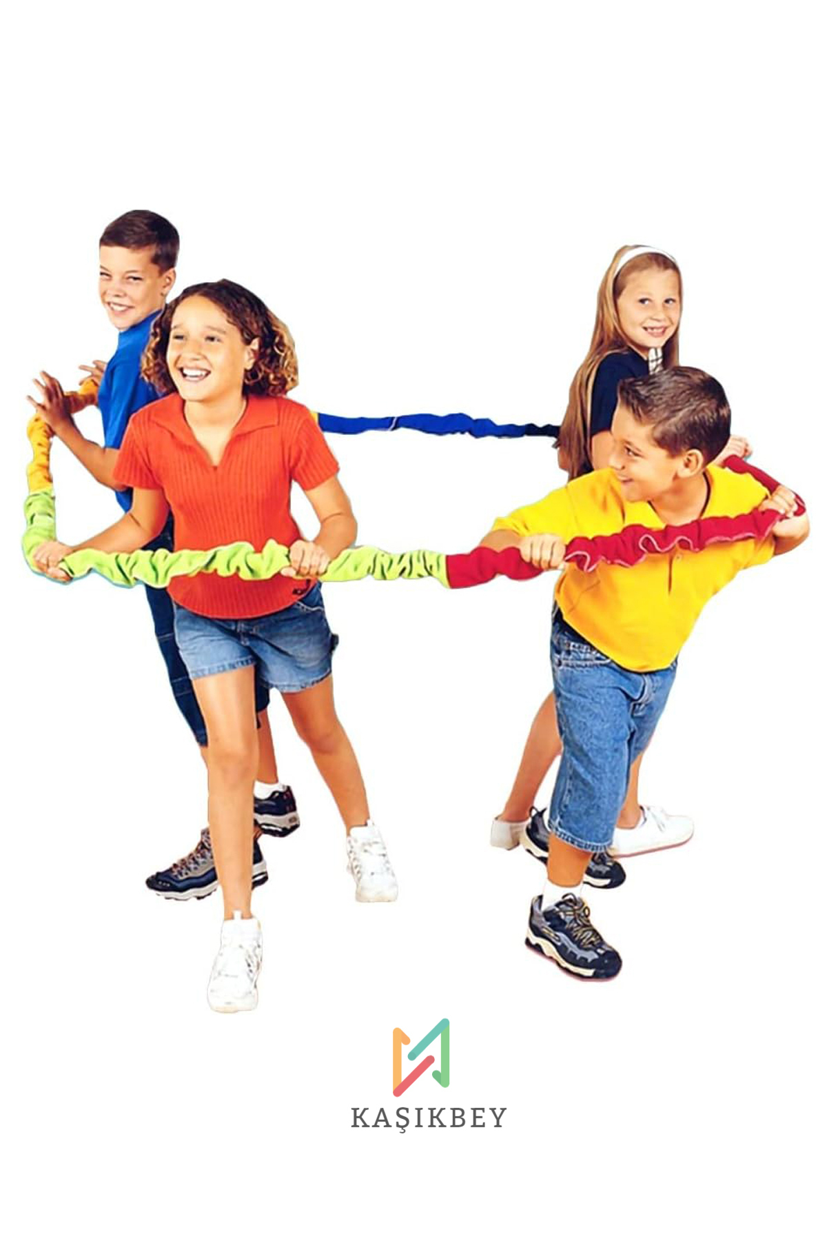 بازی، لاستیک، رنگین‌کمان، فعالیت، مدرسهٔ ابتدایی، مهدکودک، پیش‌دبستانی، ژیمناستیک، مهارت‌های حرکتی، گروهی، باغ، بازی