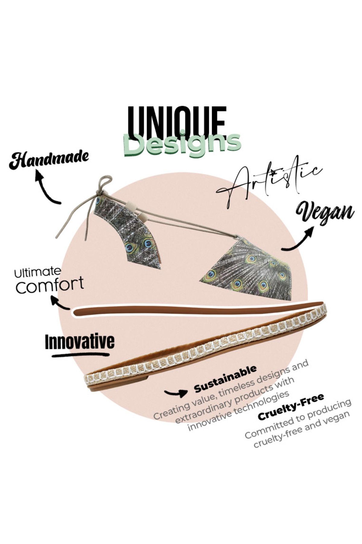 Dogo-Sandale albastre cu șireturi din piele vegană pentru femei - Designul All Beauty Is In You 6