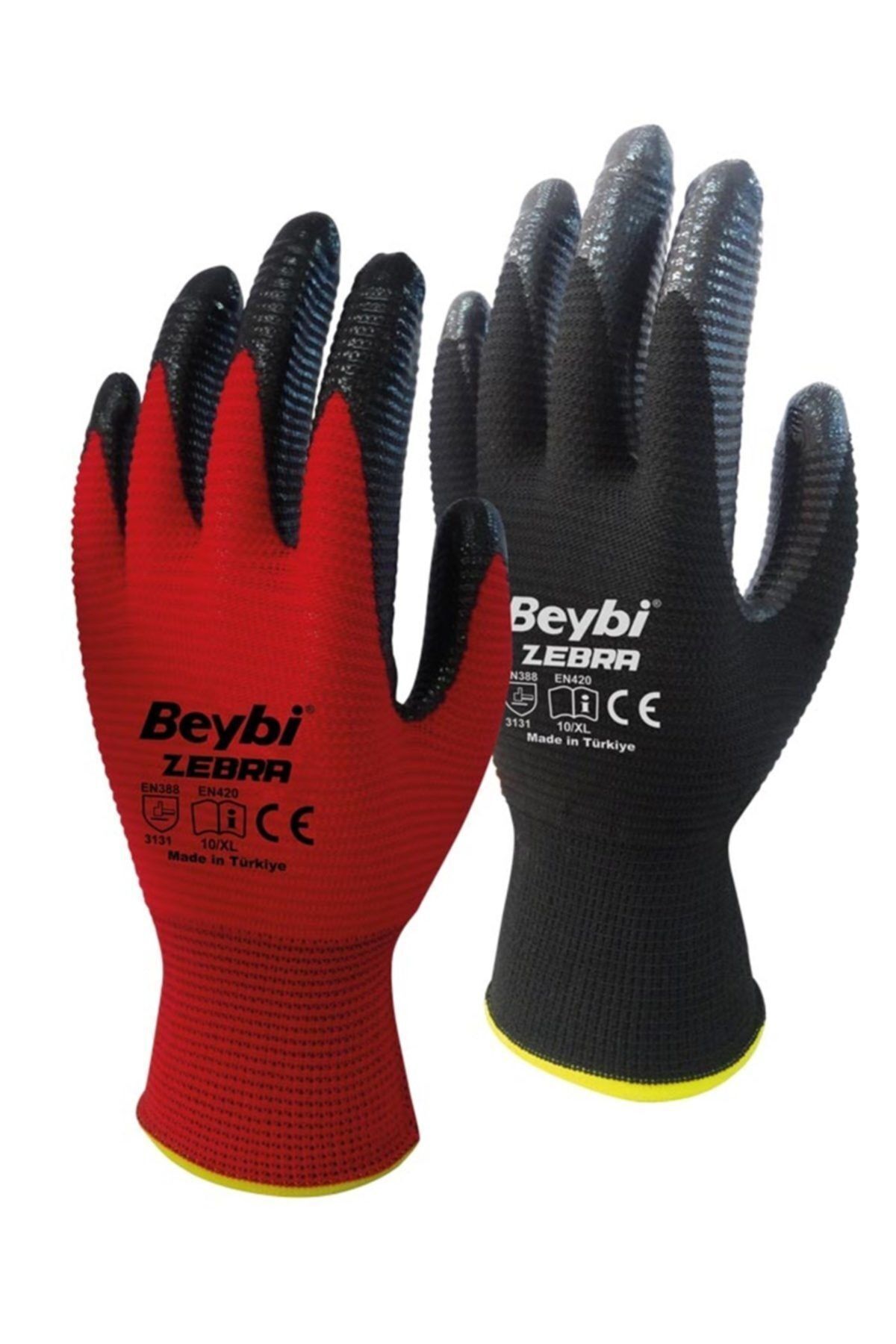 NALBUR BABA-Zebra Patterned Beybi Gloves 1
