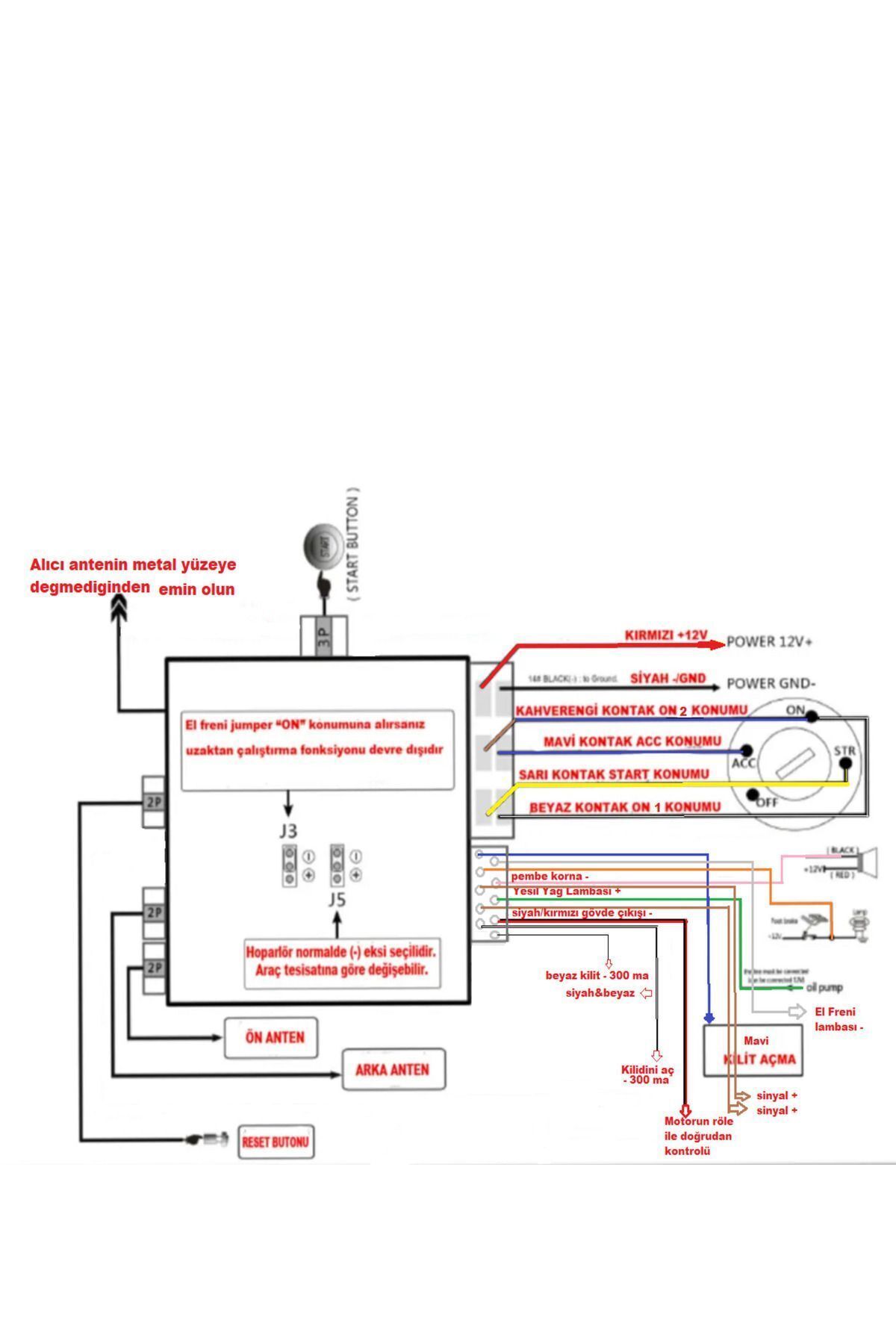 MCG-Engine Start Stop System Keyless Entry Engine Start Alarm System 6