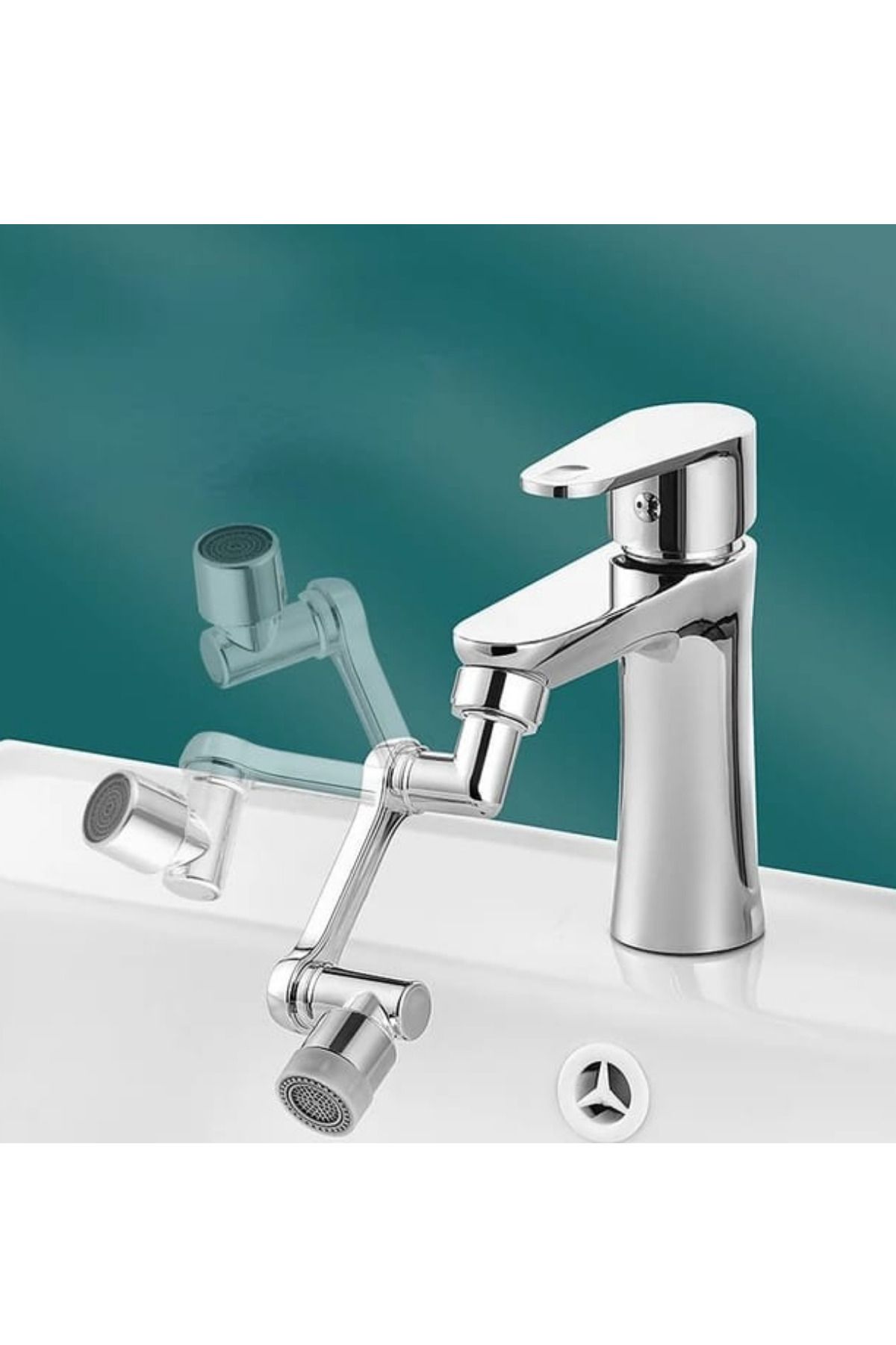 FORSEİ LUCA-1080 Degree Rotating Robotic Tap Head - Movable and Extension Apparatus Included 2