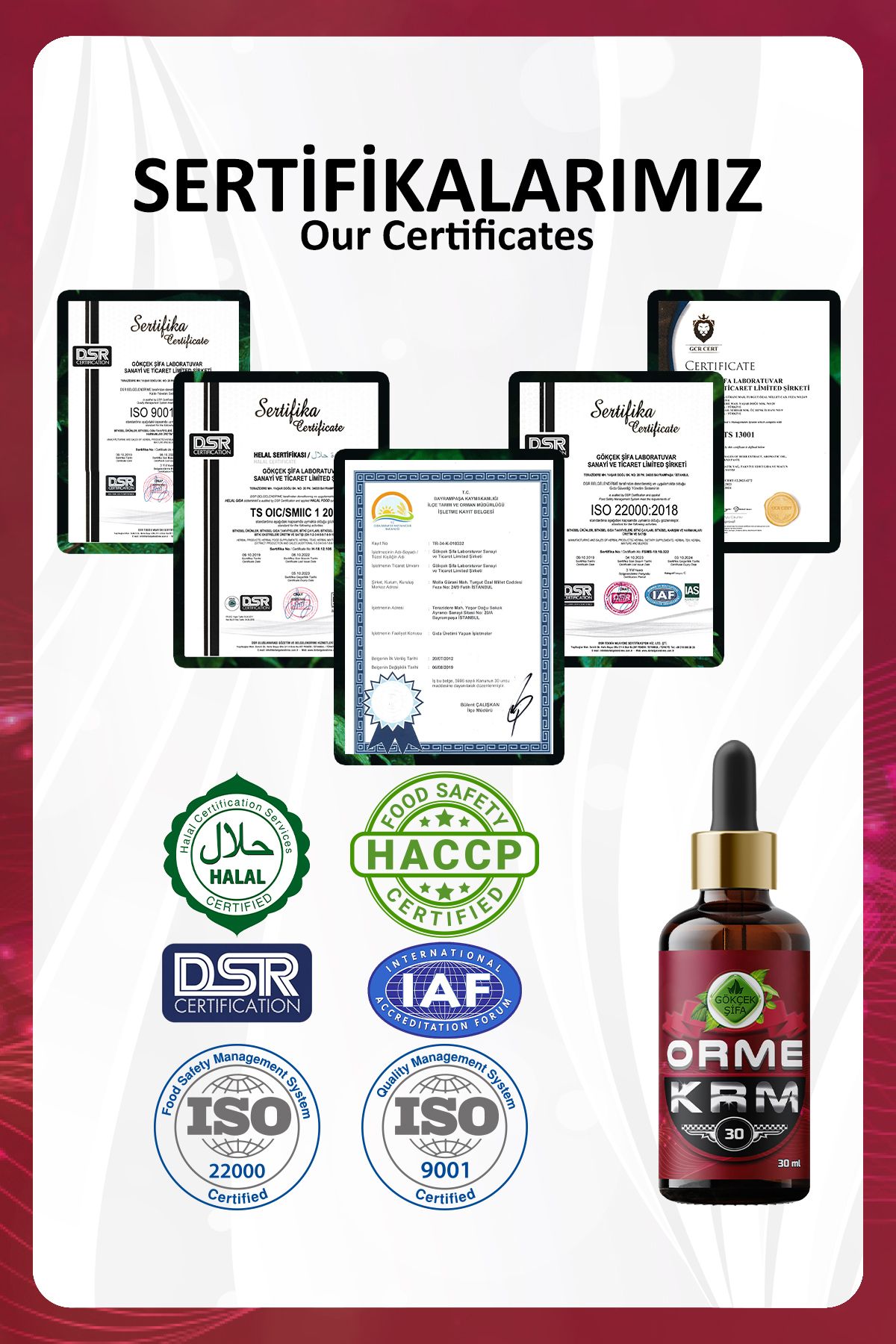 Gökçek Şifa-Ormus KRM - 30 ml.X 2 Conveyer Package 5