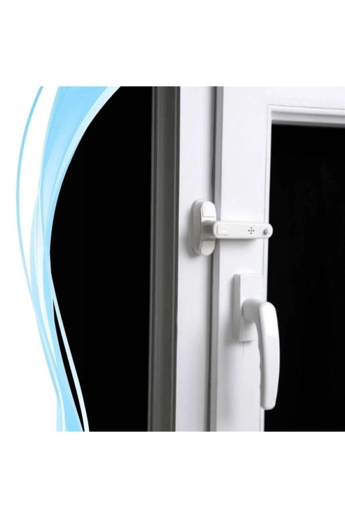 cabbaroğlu ticaret Dolap- Pencere -cam- Balkon Kapısı Güvenli Çocuk Emniyet Kilidi fotoğrafı 3 (önizleme)