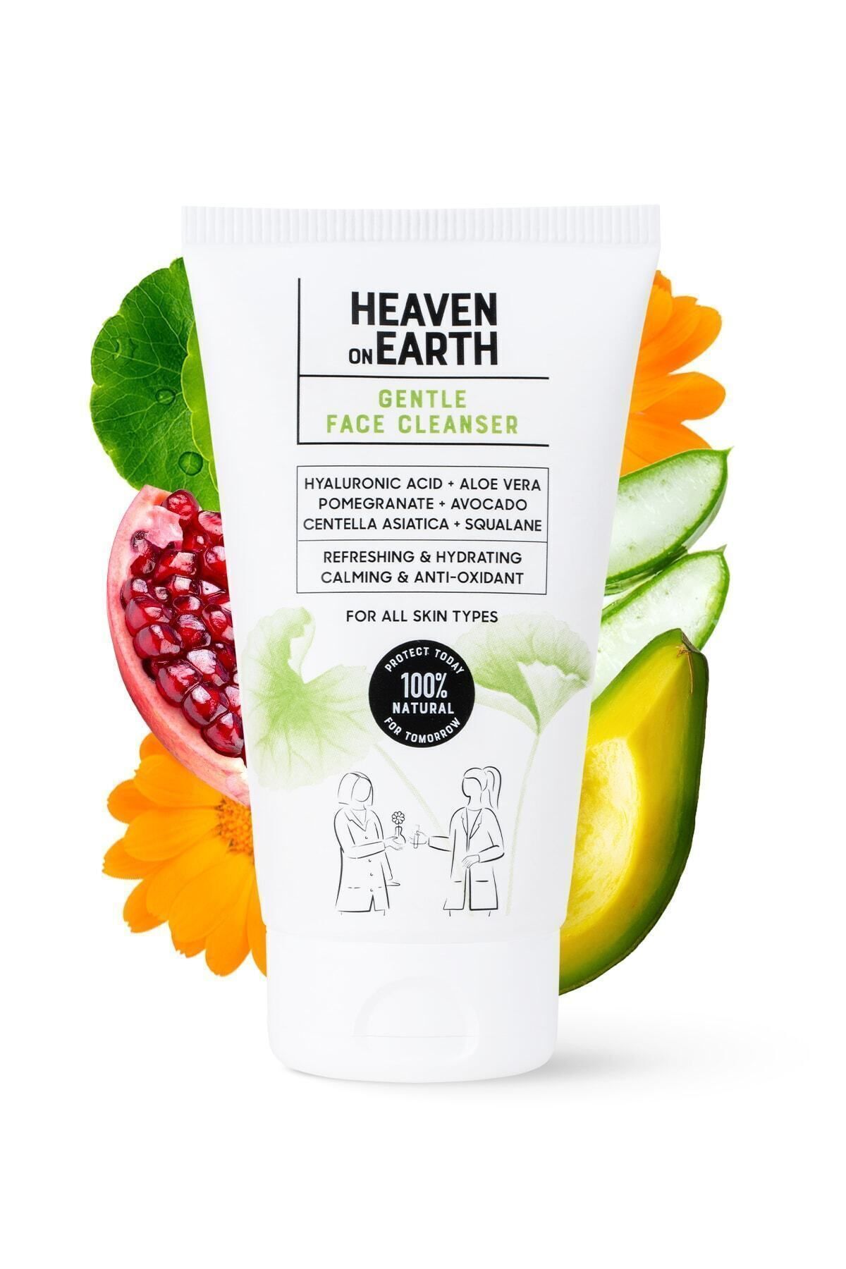 ژل پاک کننده صورت احیا کننده ضد سر سیاه برای تمام پوست 150 میلی لیتر Heaven on Earth