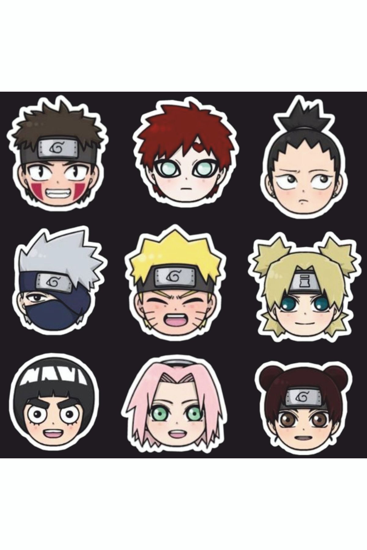 Anime Themed Laptop Tablet Phone Sticker Set