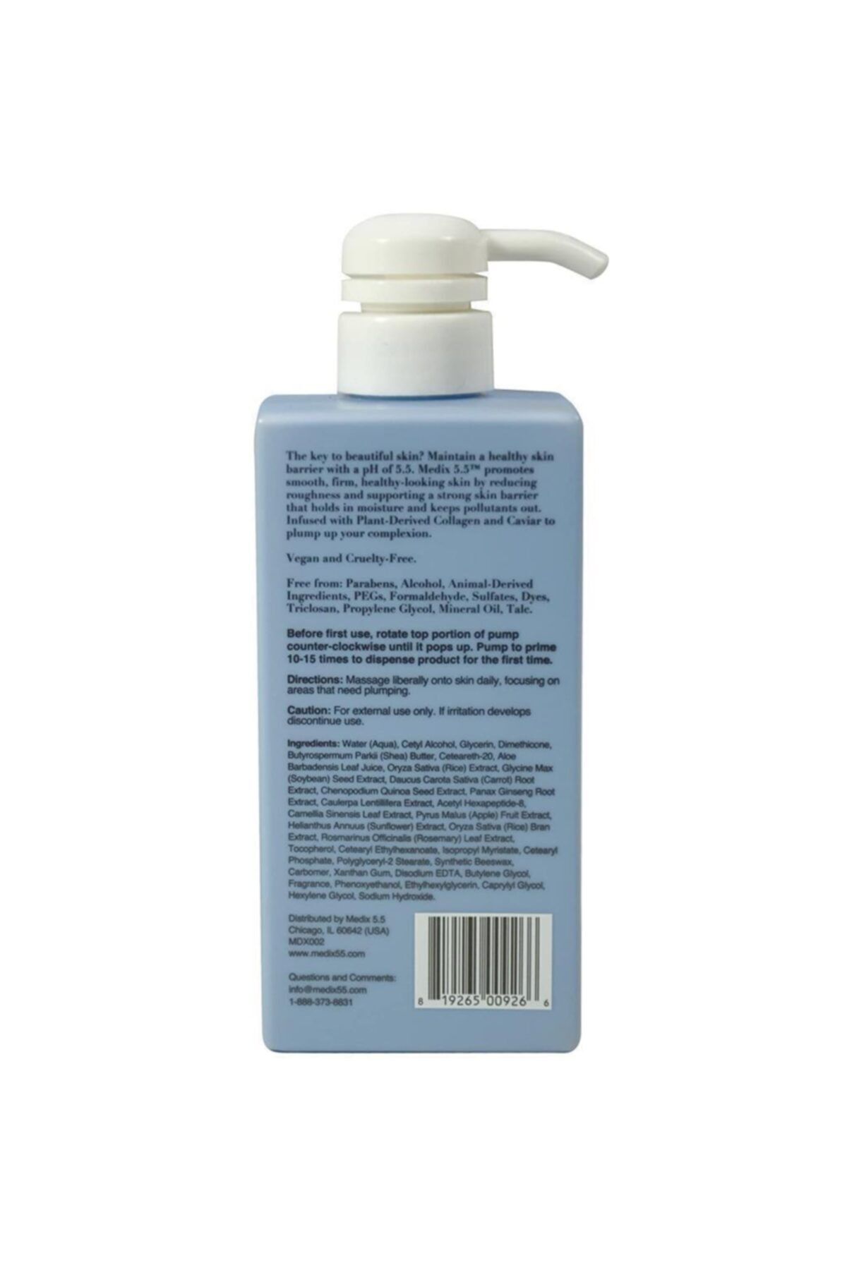 Medix 5.5-444ml Collagen and Caviar Moisturizing Lotion - Age Control 2