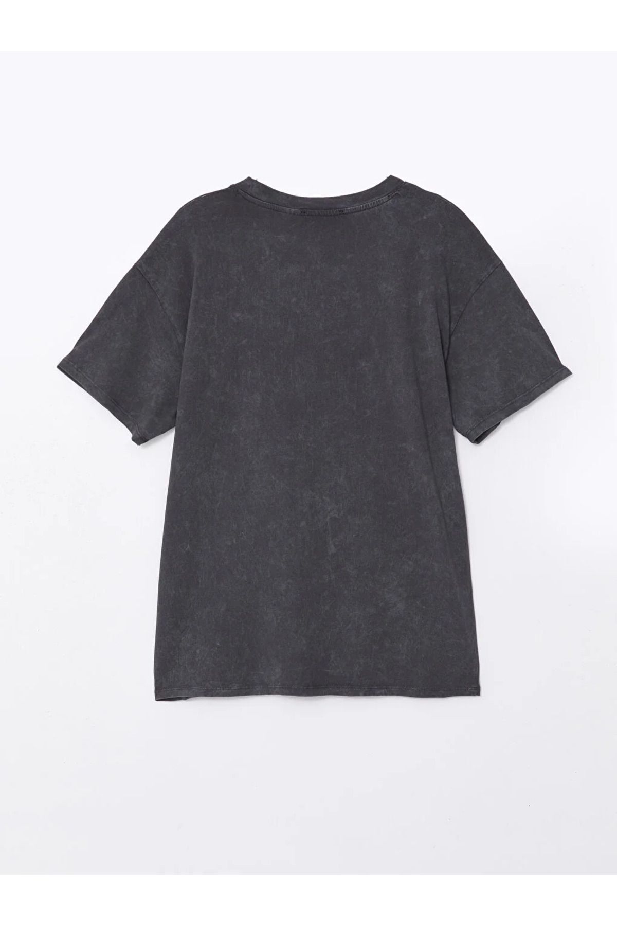 LC Waikiki-Kurzärmliges Umstands-T-Shirt mit Rundhalsausschnitt und Stitch-Print 2
