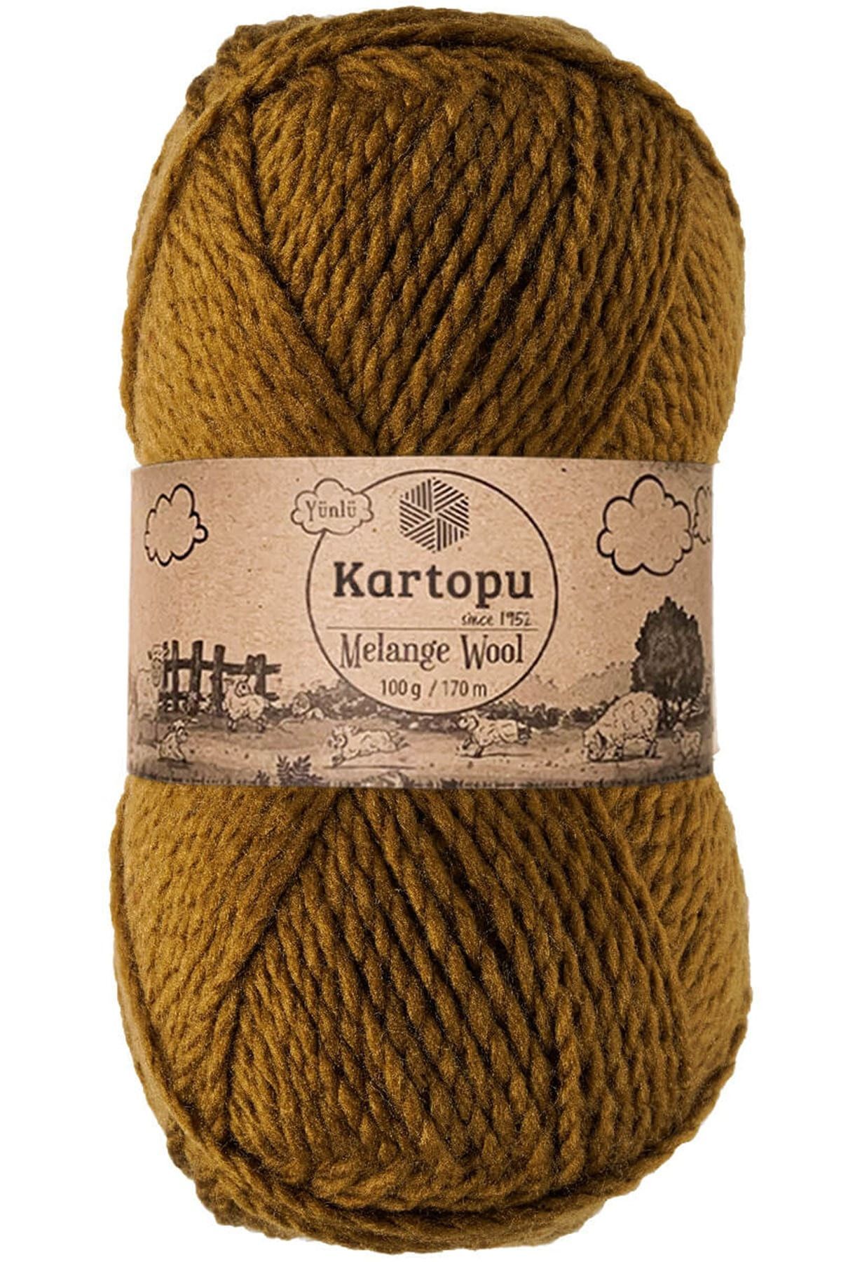 Melange Wool Wool Hand Knitting Yarn K4001